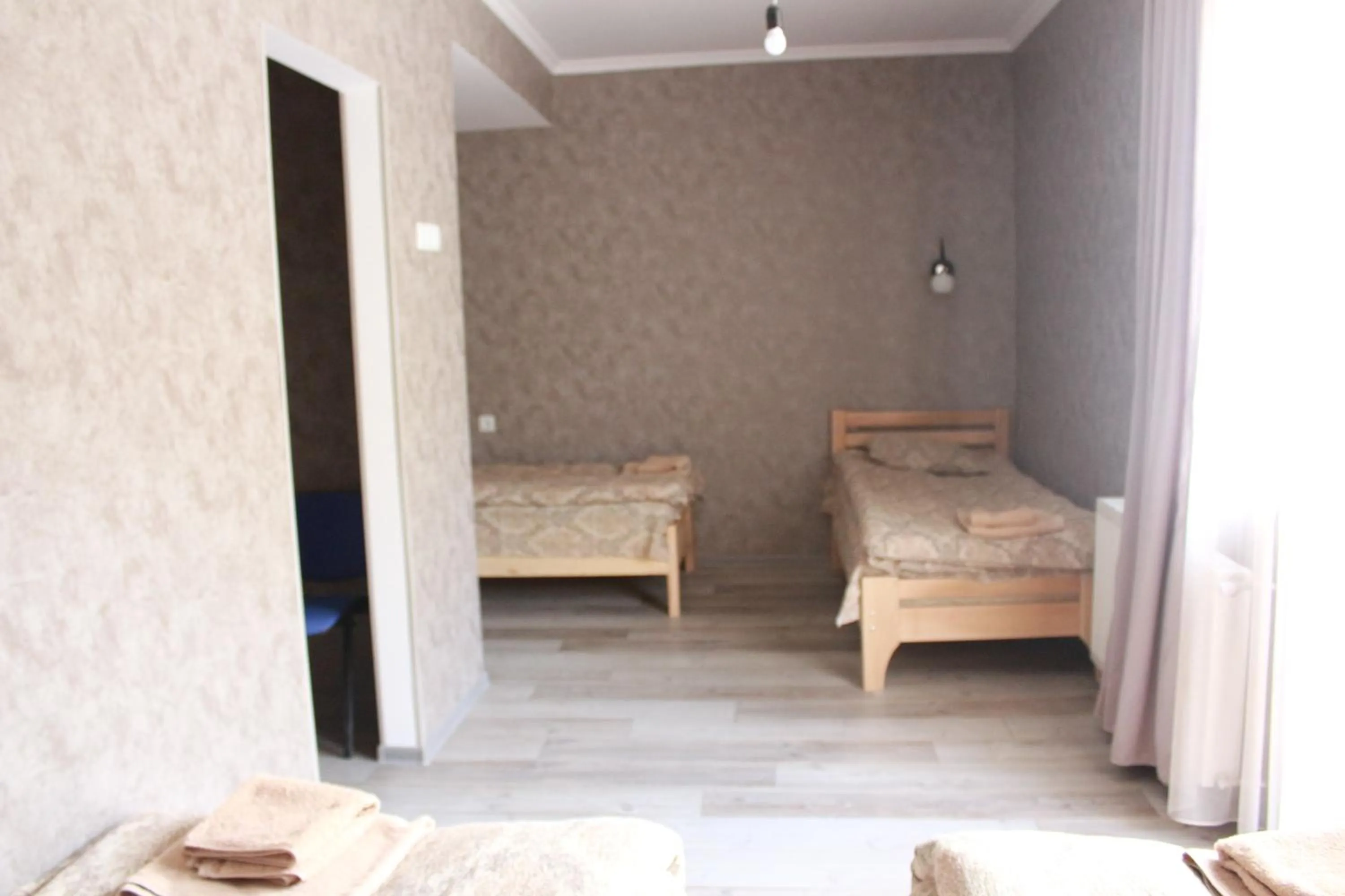 Bed in Hotel Gergeti