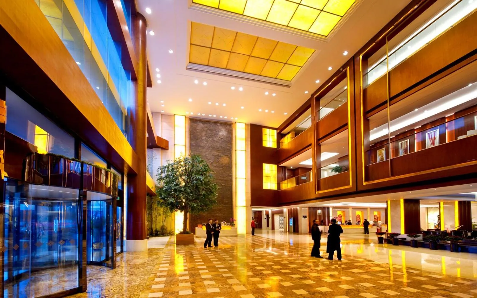 Lobby or reception in Yidu Jinling Grand Hotel Yancheng