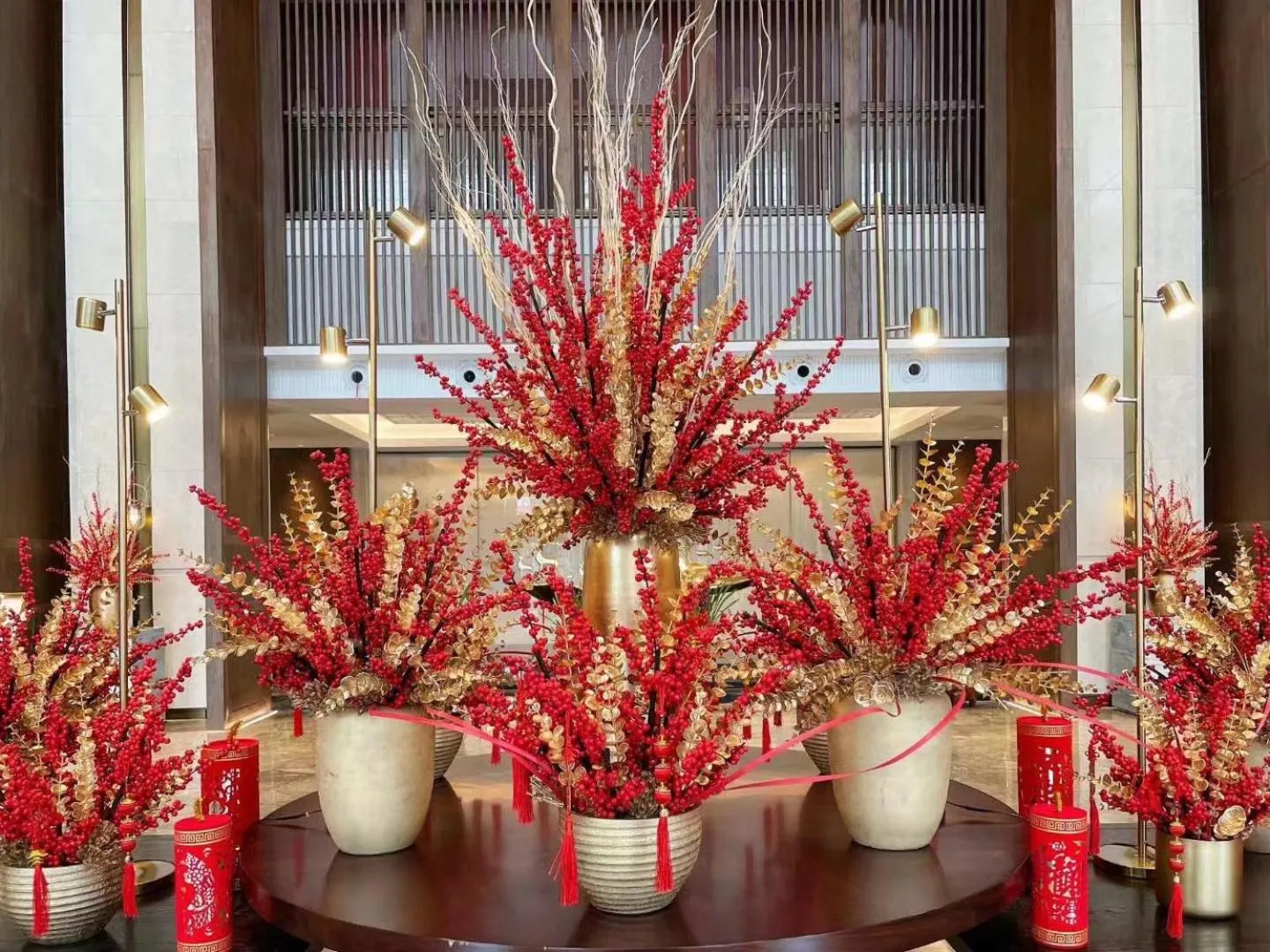 Lobby or reception in Yidu Jinling Grand Hotel Yancheng