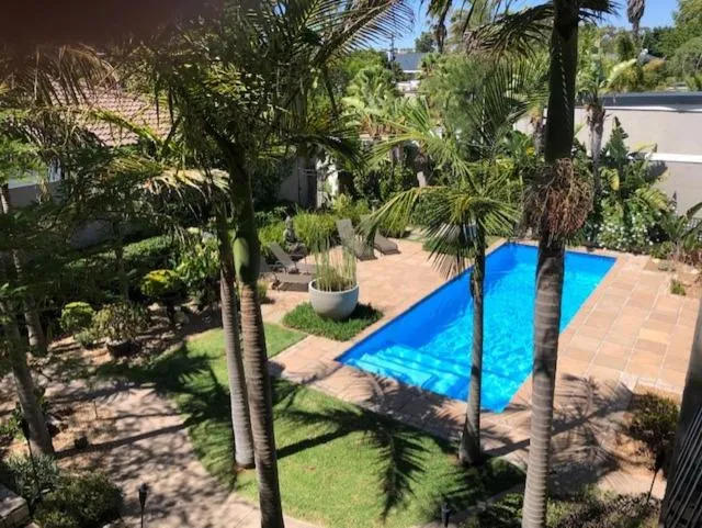 Swimming pool in African Palm Cottage and Guesthouse