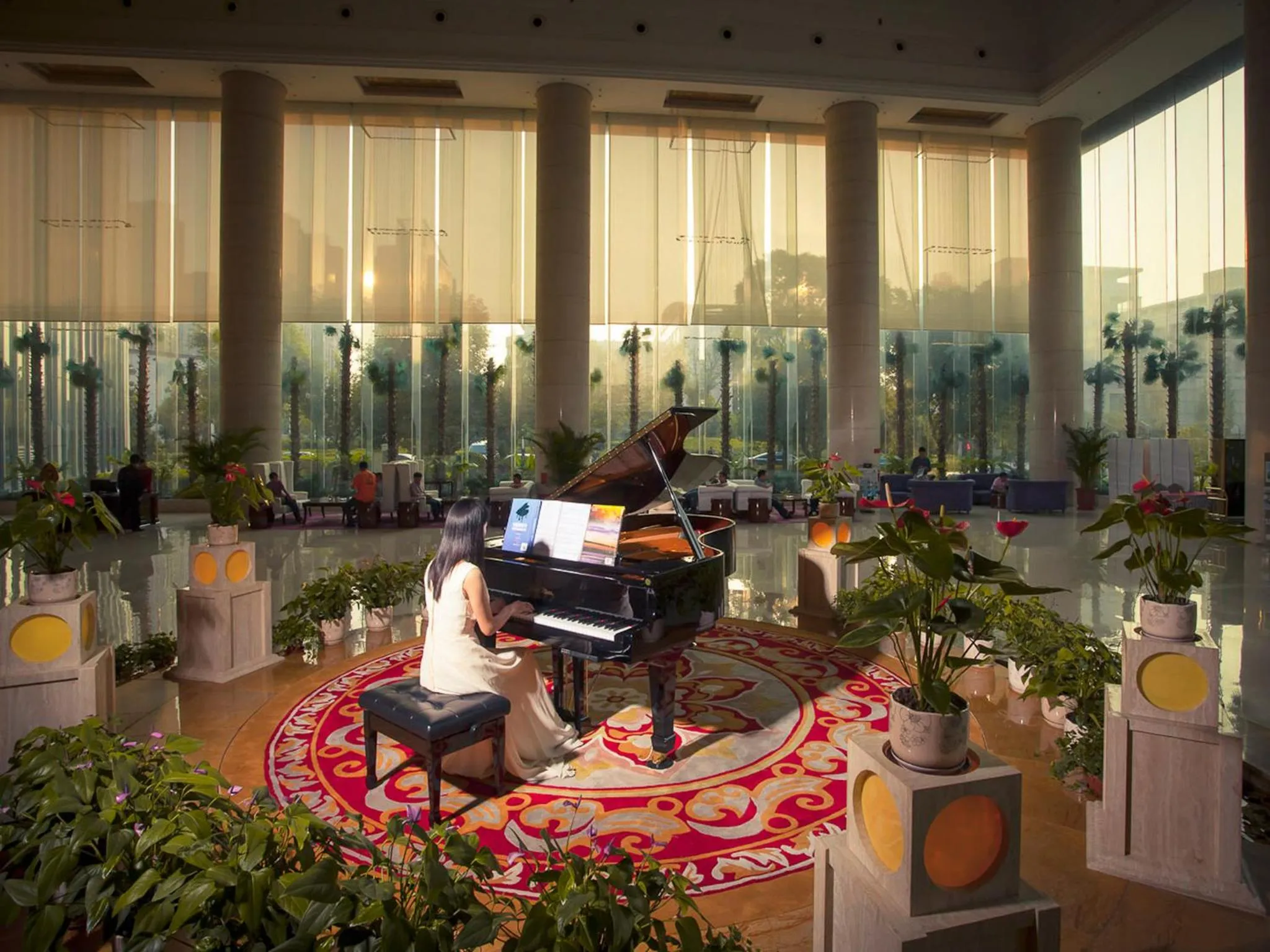 Lobby or reception in Hongrui Jinling Grand Hotel Hefei