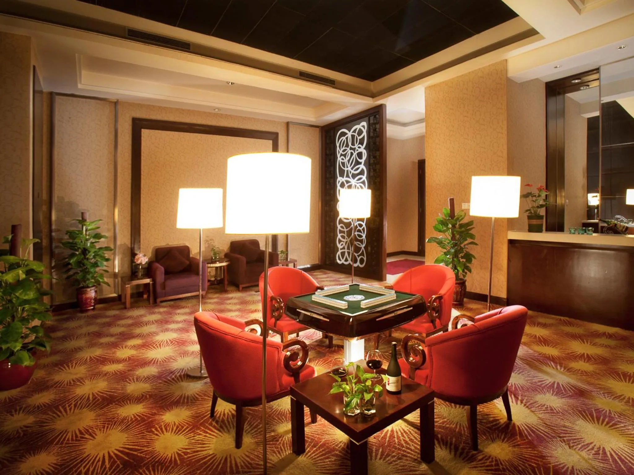 Seating area in Hongrui Jinling Grand Hotel Hefei