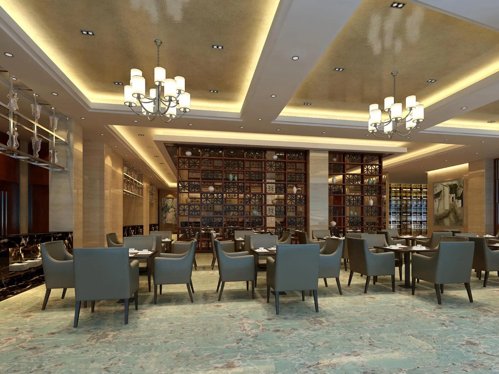 Restaurant/places to eat in Hongrui Jinling Grand Hotel Hefei