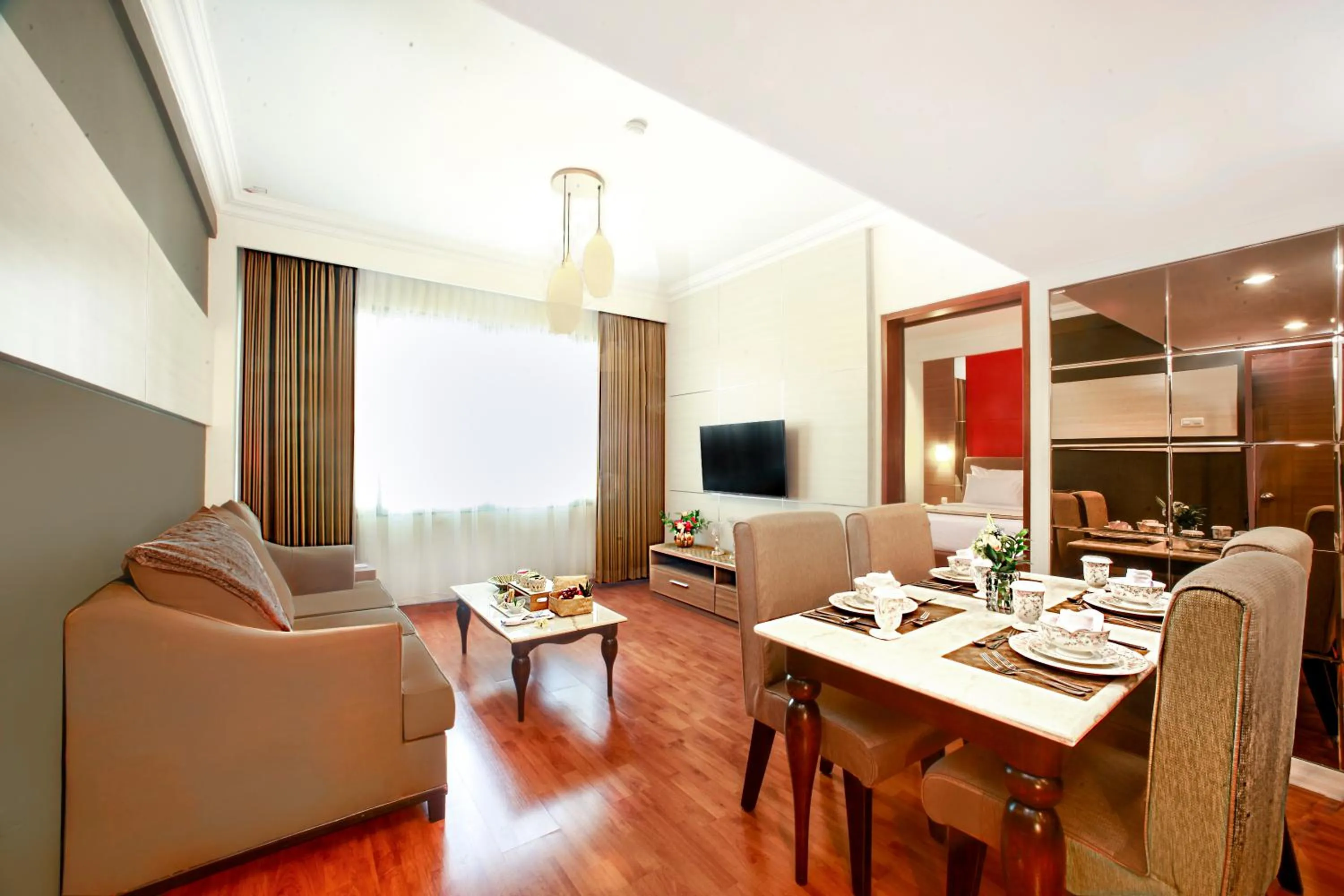 Living room in Grand Inna Tunjungan Hotel Surabaya