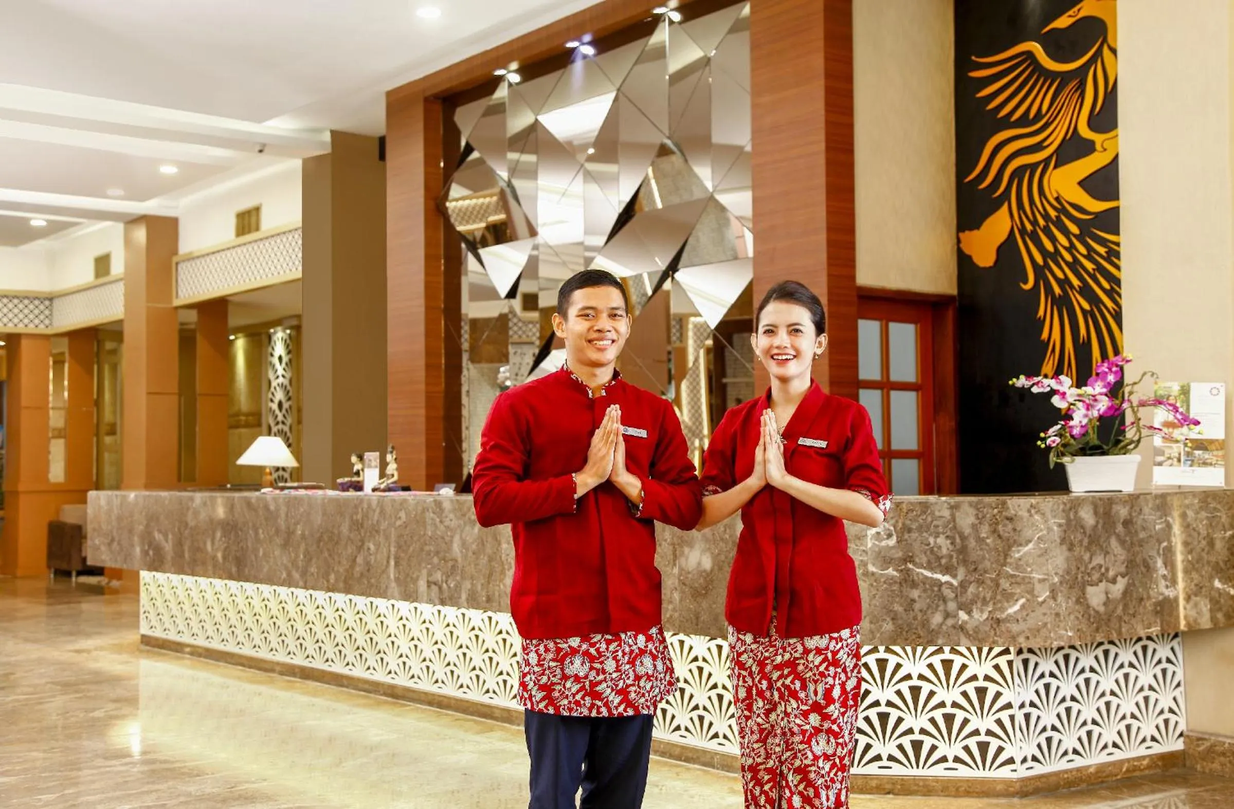 Lobby or reception in Grand Inna Tunjungan Hotel Surabaya