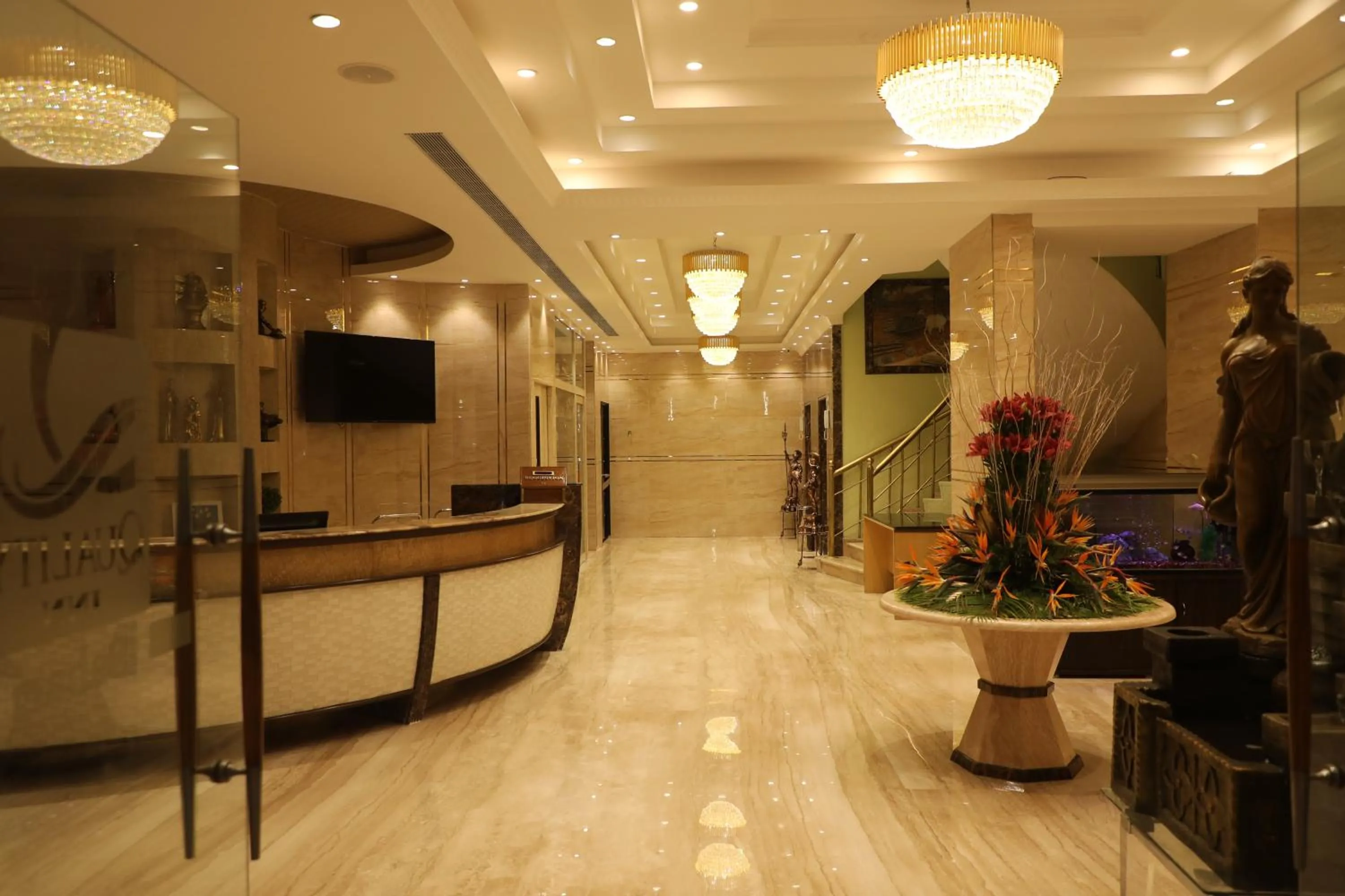 Lobby or reception in Quality Inn Sabari