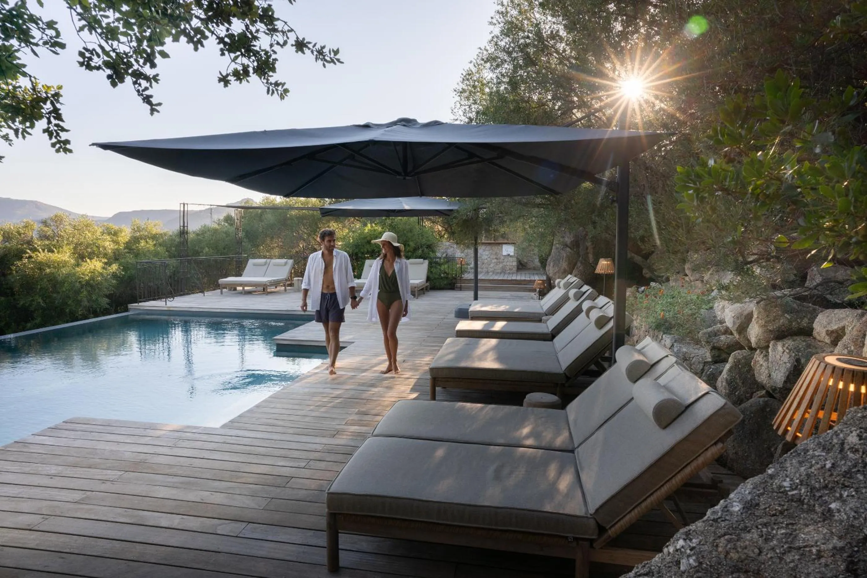 Swimming pool in Hotel A Piattatella