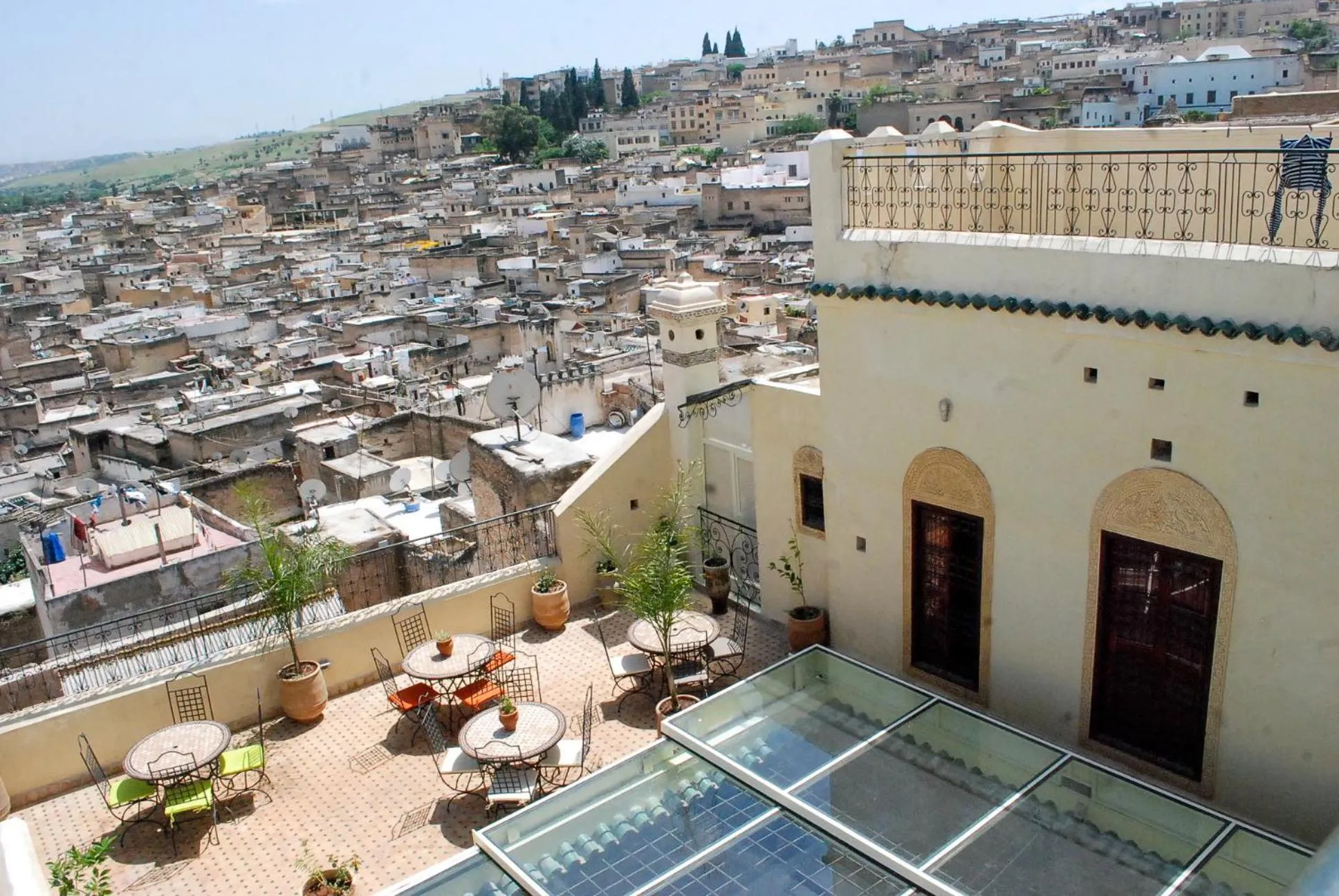 Balcony/Terrace in Riad Le Patio De Fes