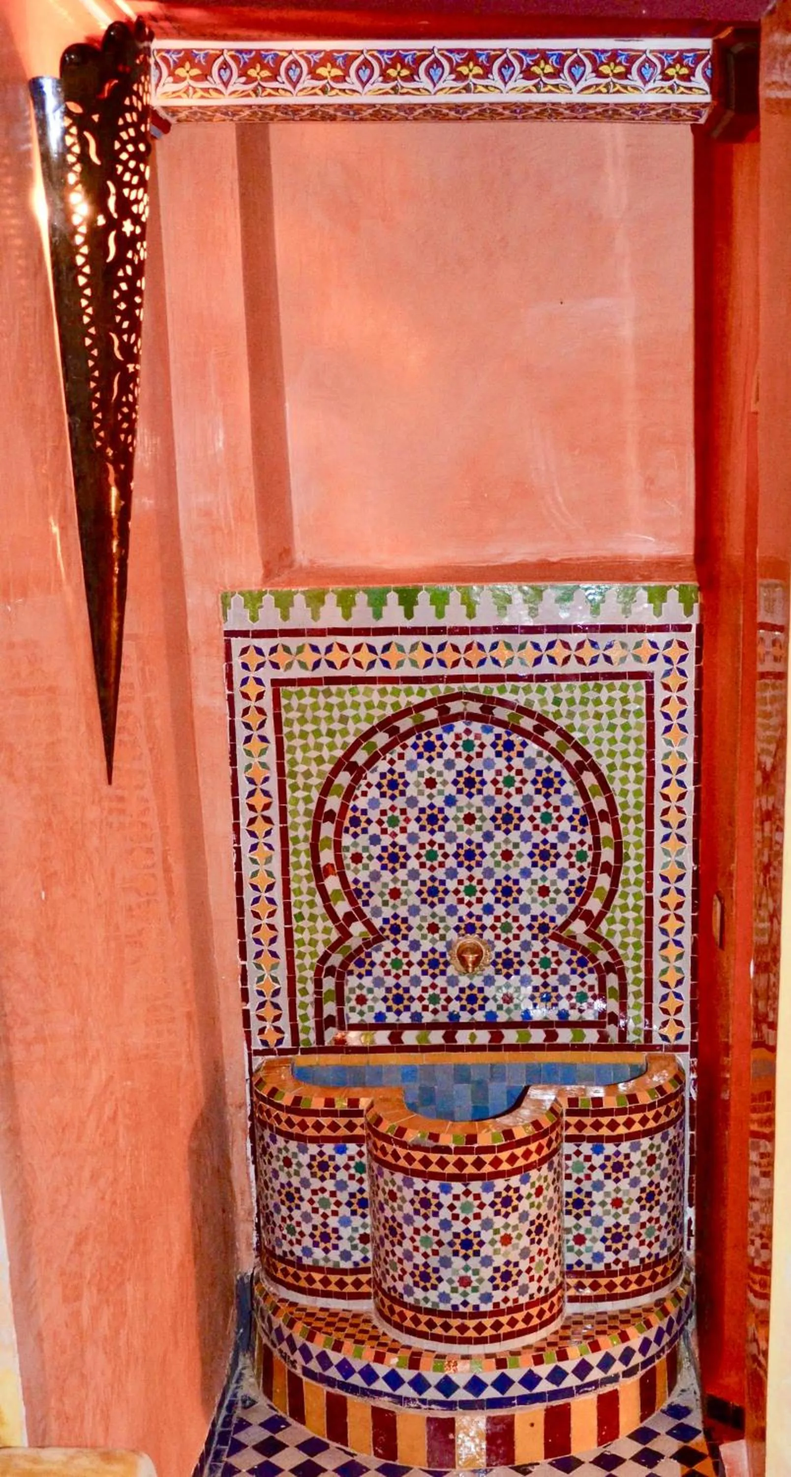 Decorative detail in Riad Le Patio De Fes