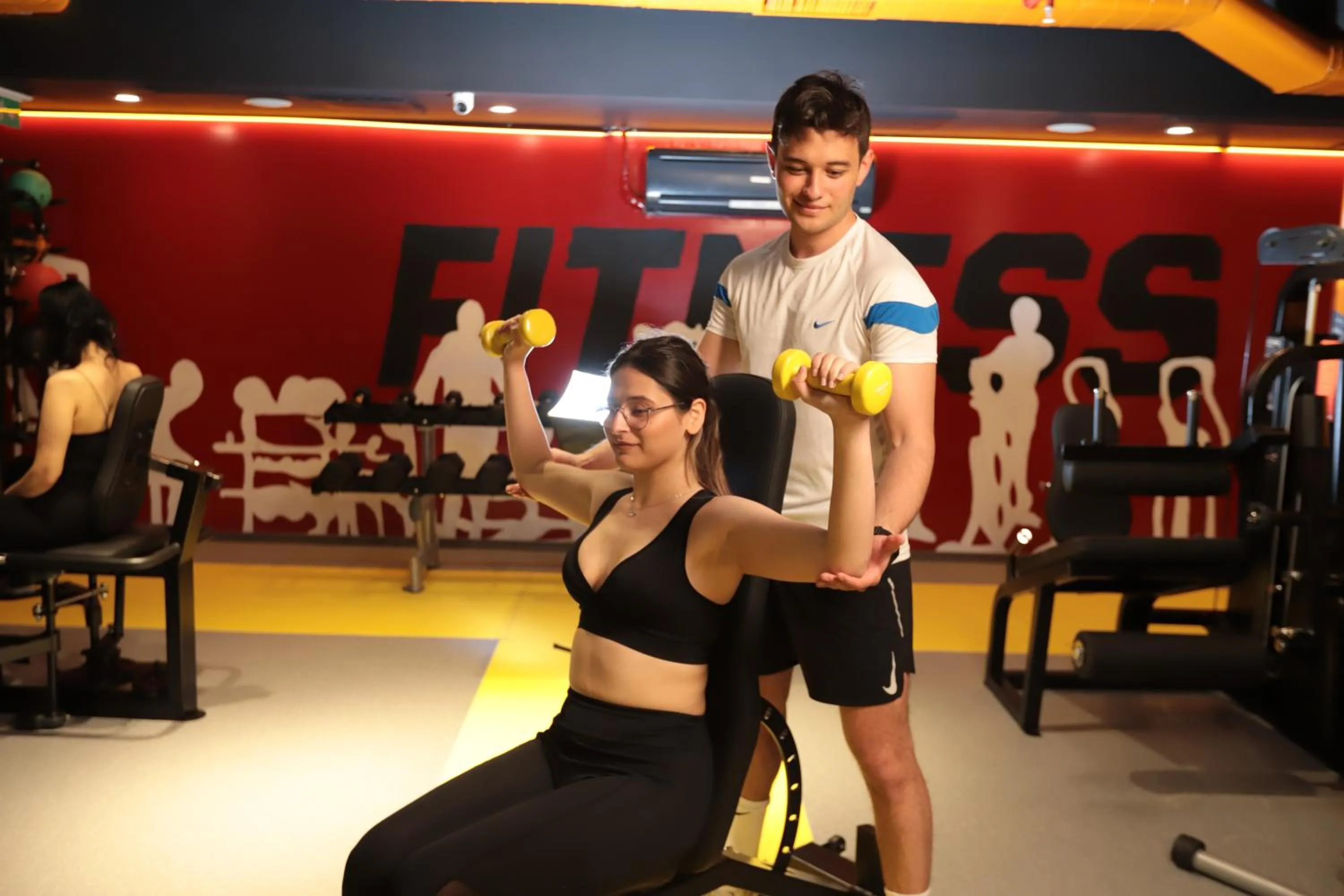 People in New Park Hotel