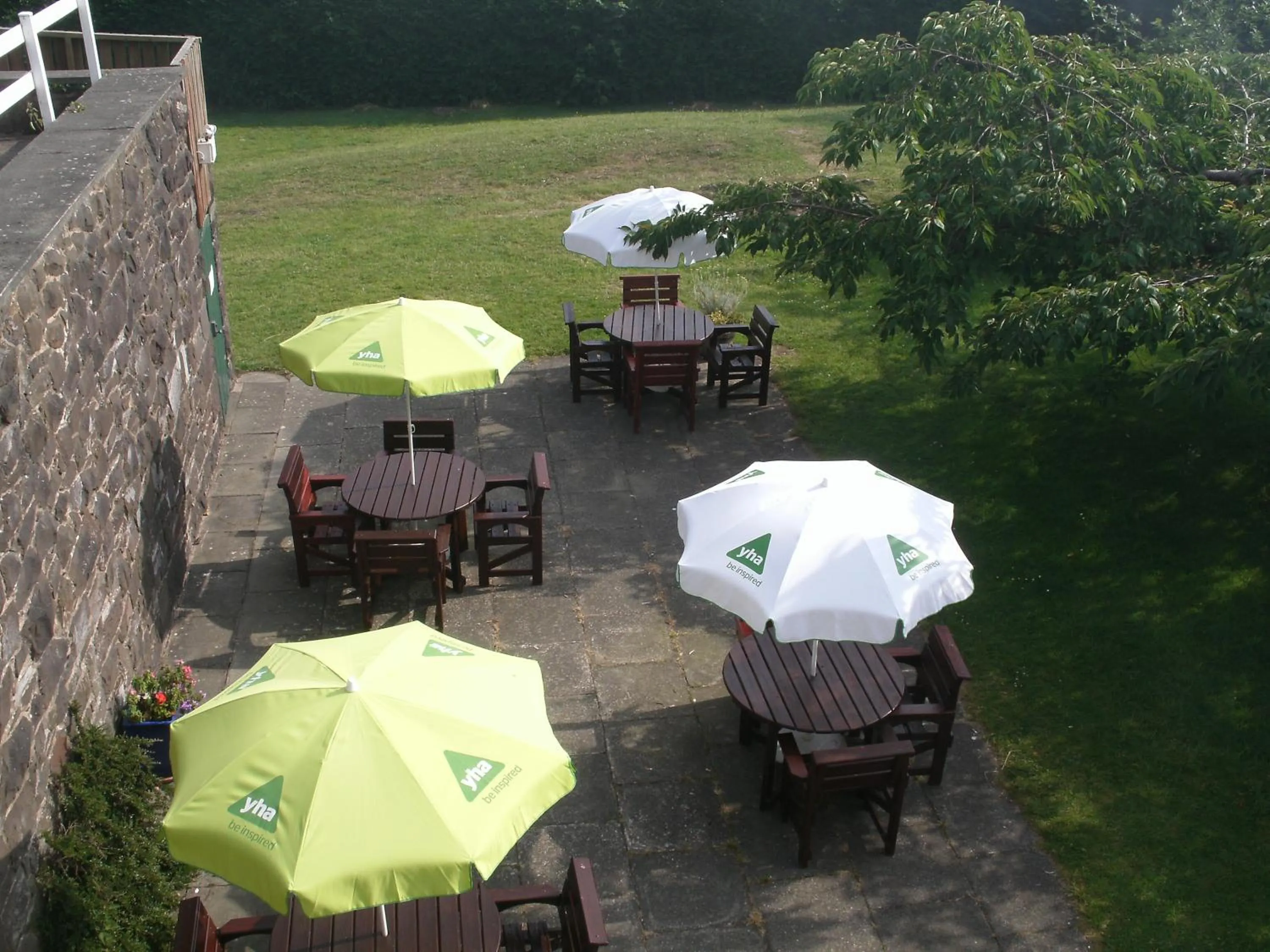 Patio in YHA Conwy