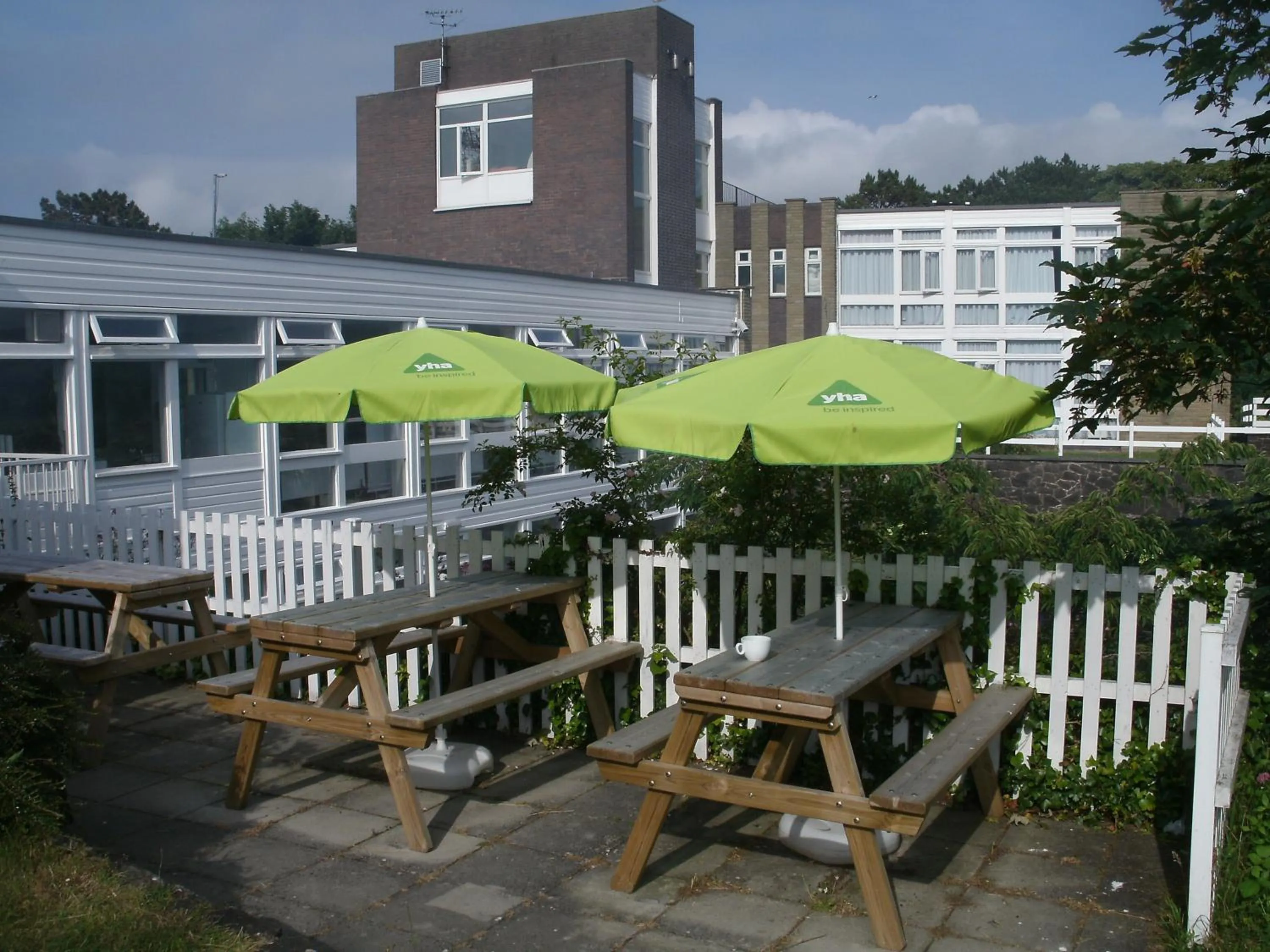 Patio in YHA Conwy