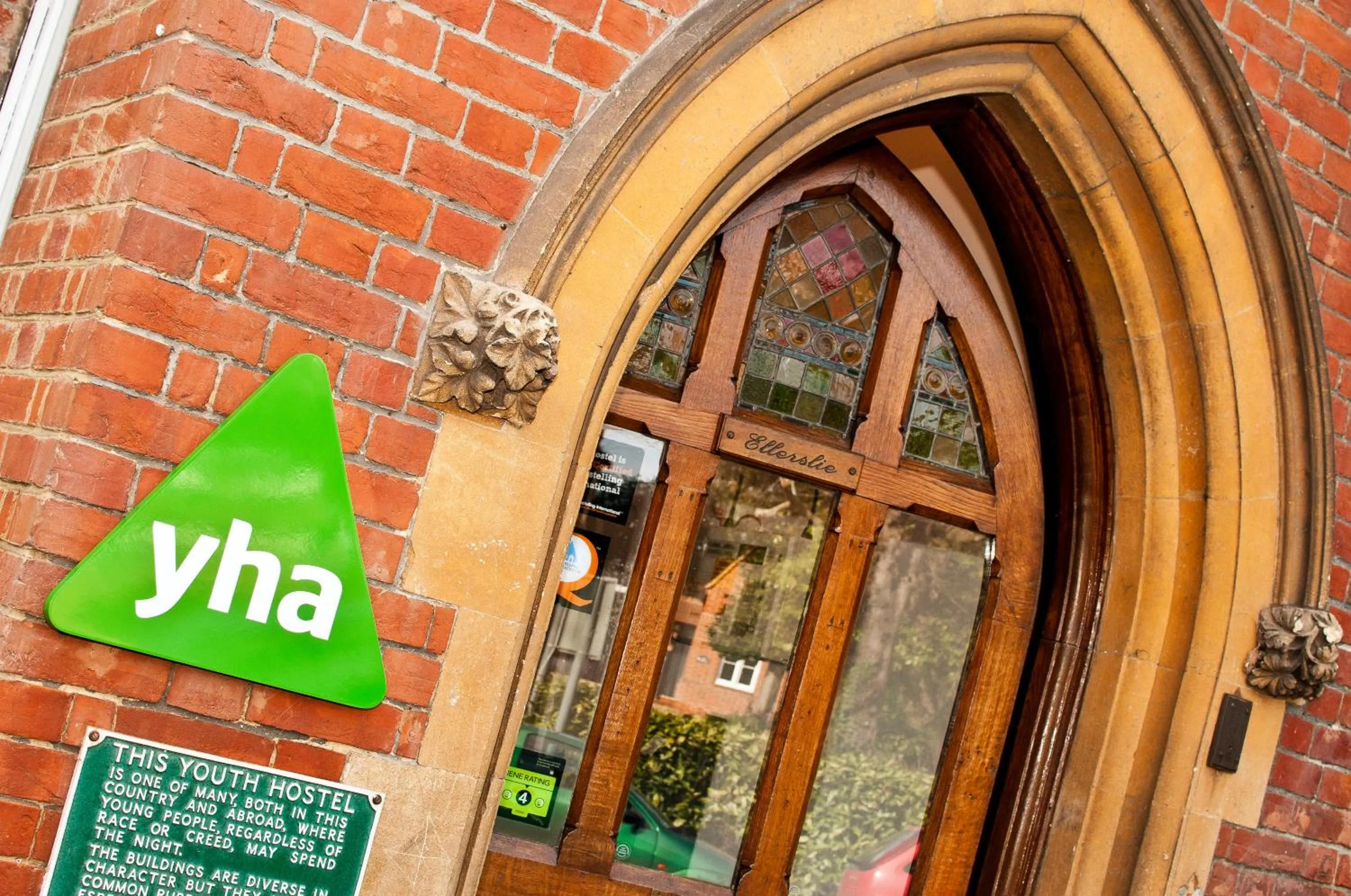 Facade/entrance in YHA Canterbury