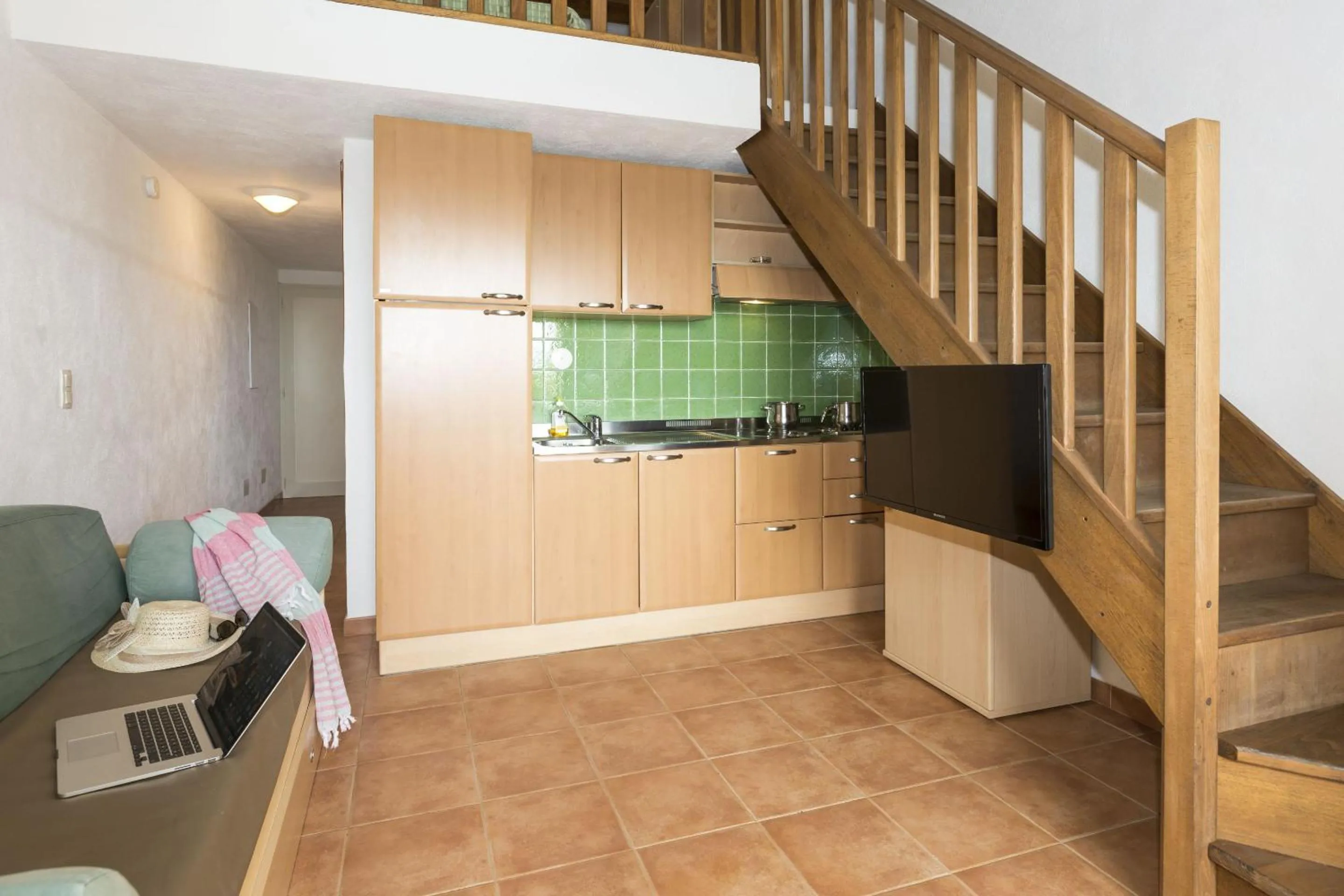 Kitchen or kitchenette in Vacancéole - Résidence Sognu di Mare