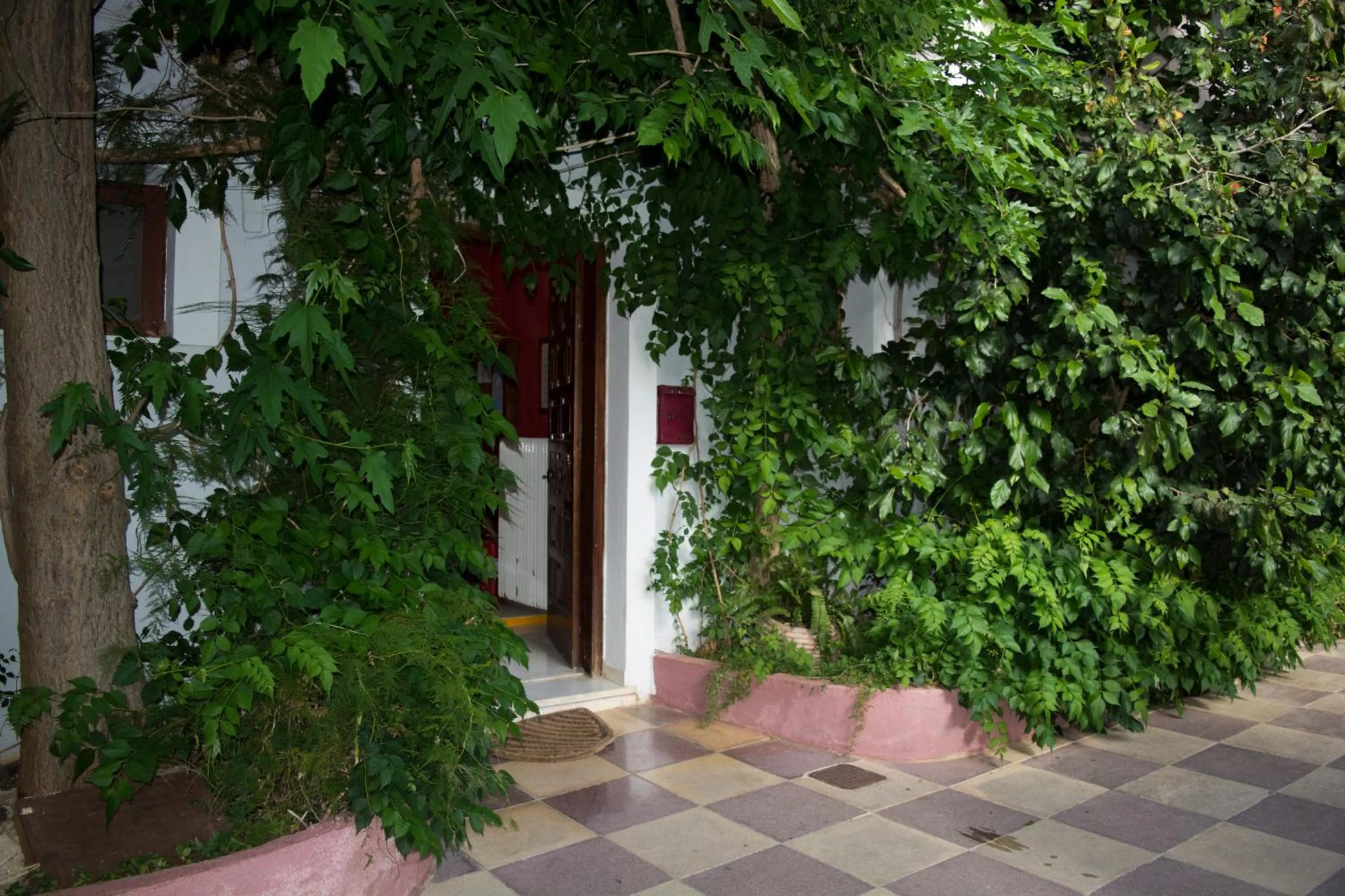 Facade/entrance in Staggia Studios