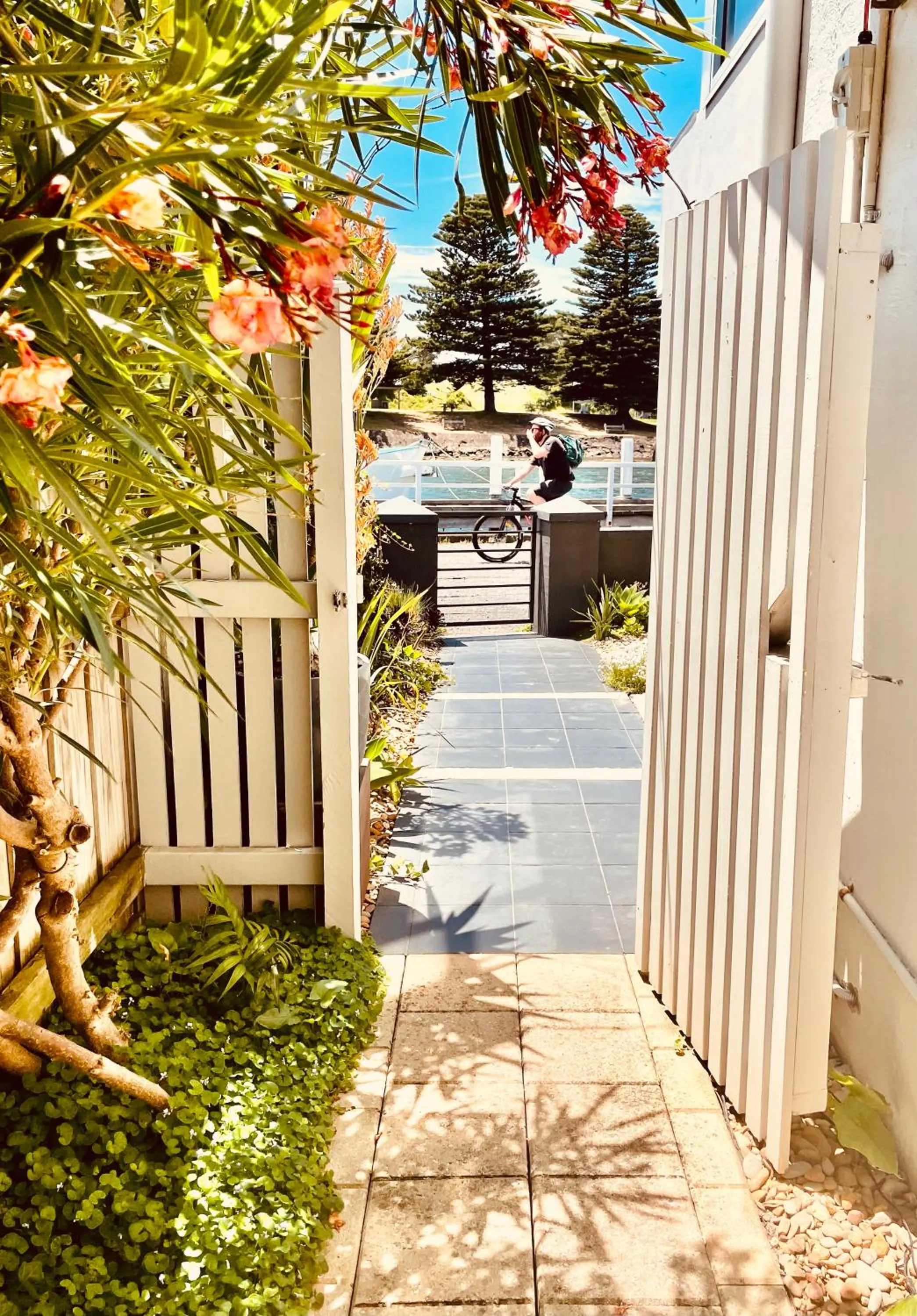 Garden view in Edge17 Waterfront Apartment, plus Cottage with Garden View - Port Fairy