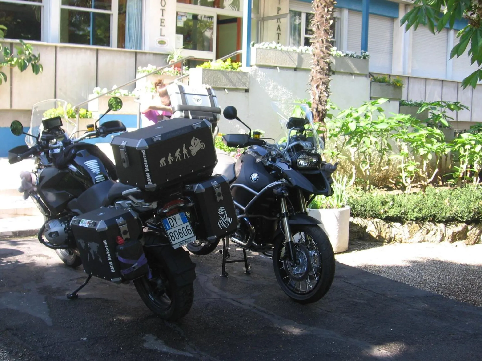 Decorative detail in Hotel Prati
