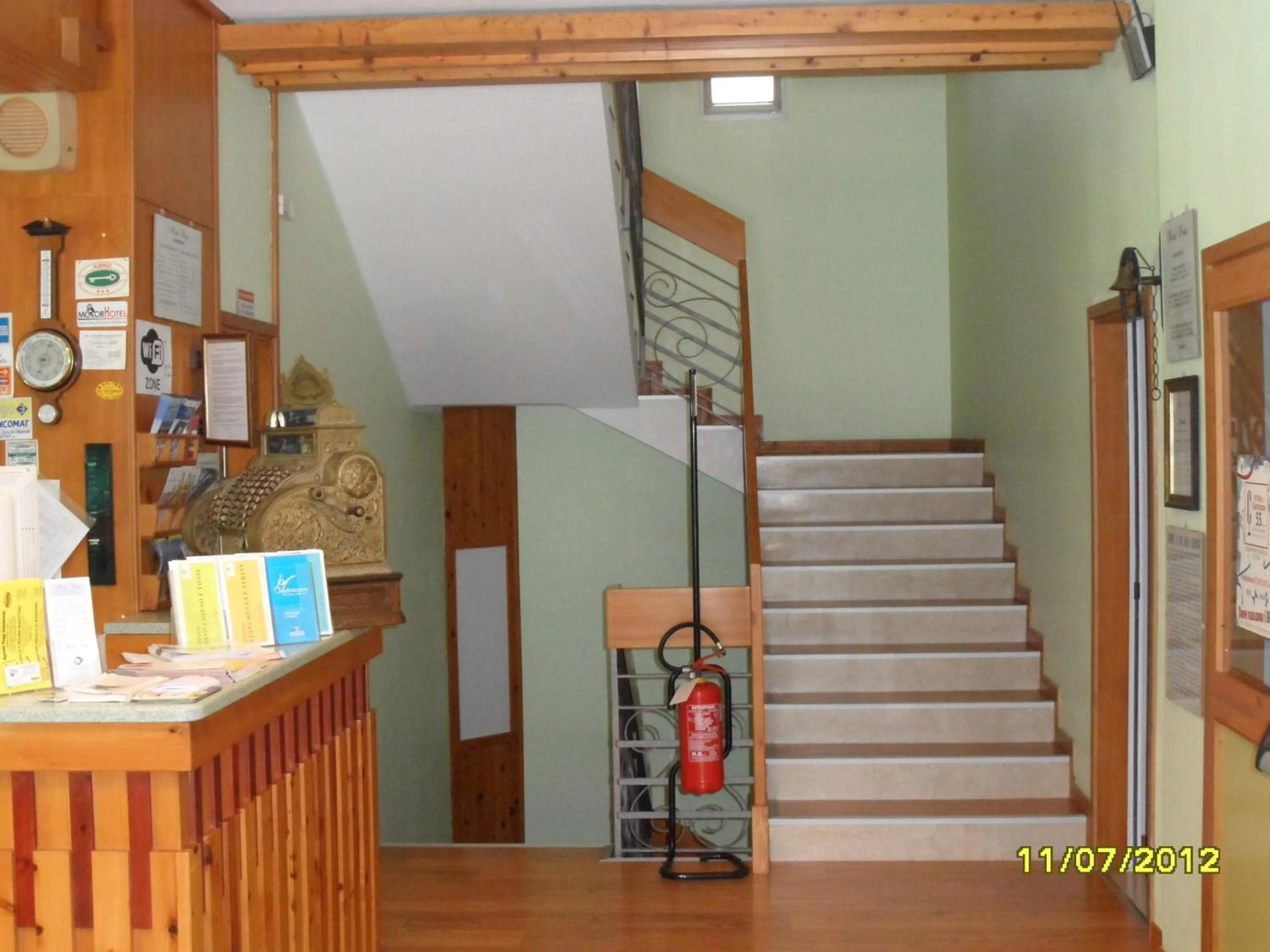 Decorative detail in Hotel Prati