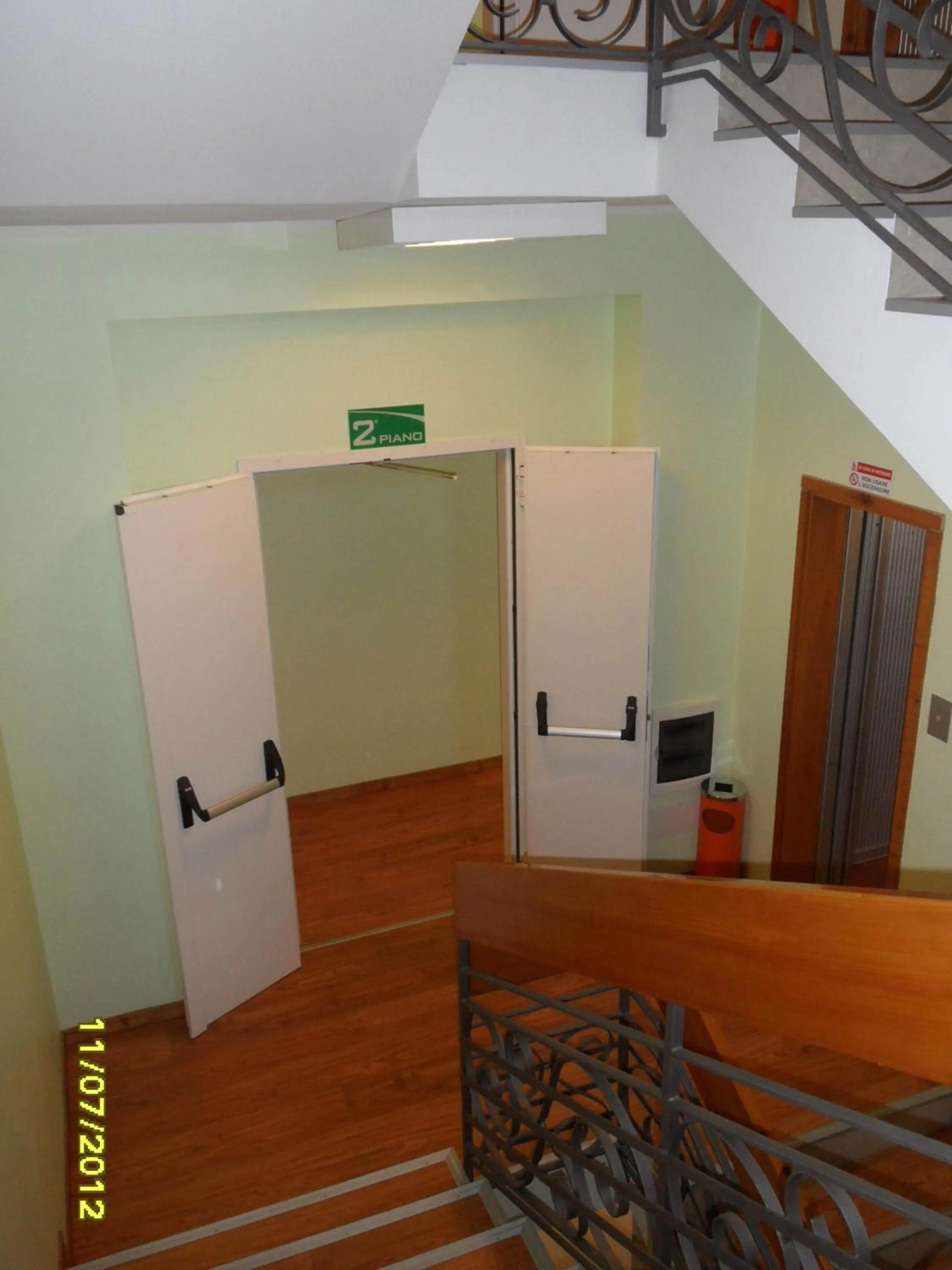 Decorative detail in Hotel Prati