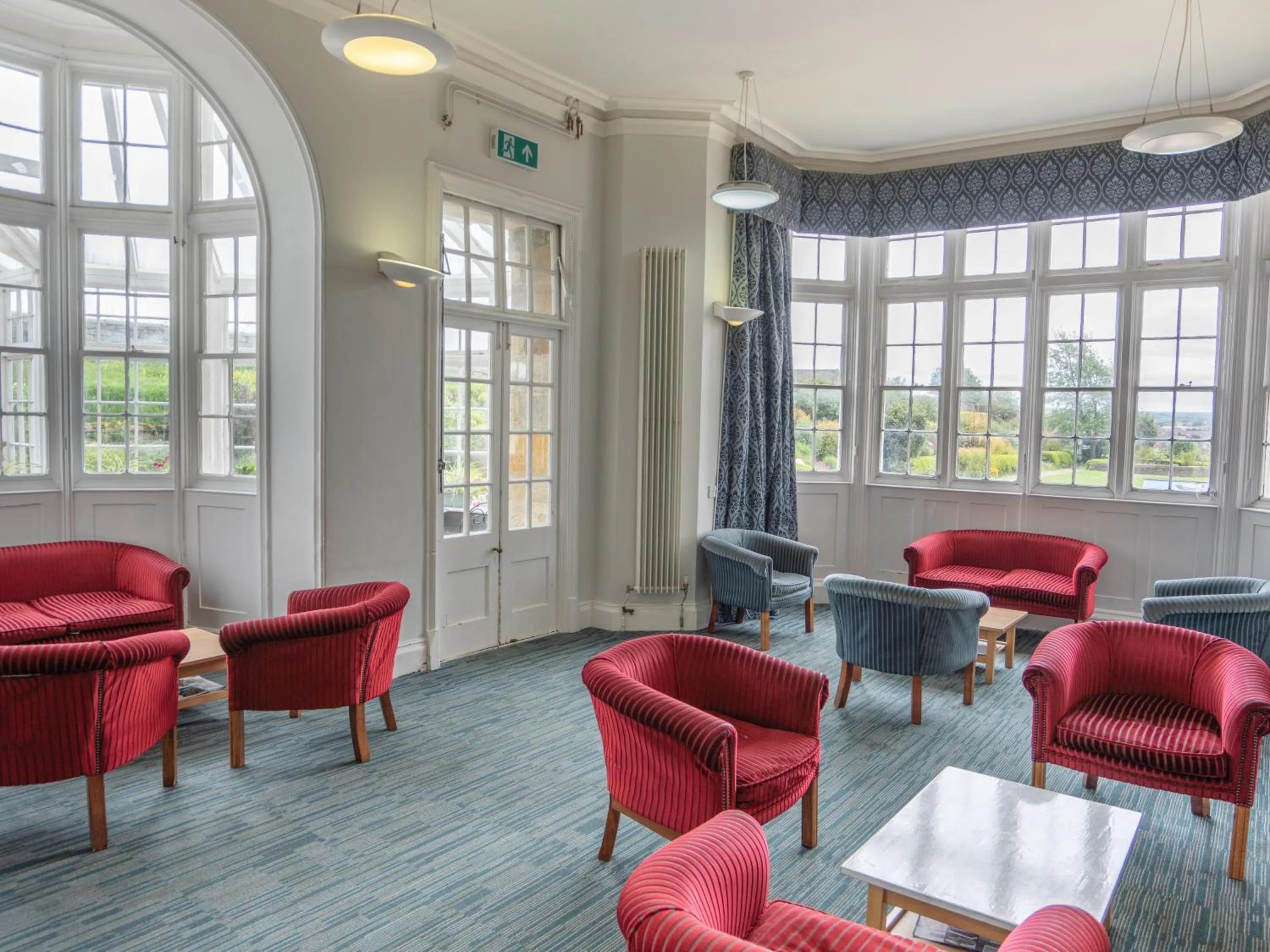 Seating area in YHA Whitby