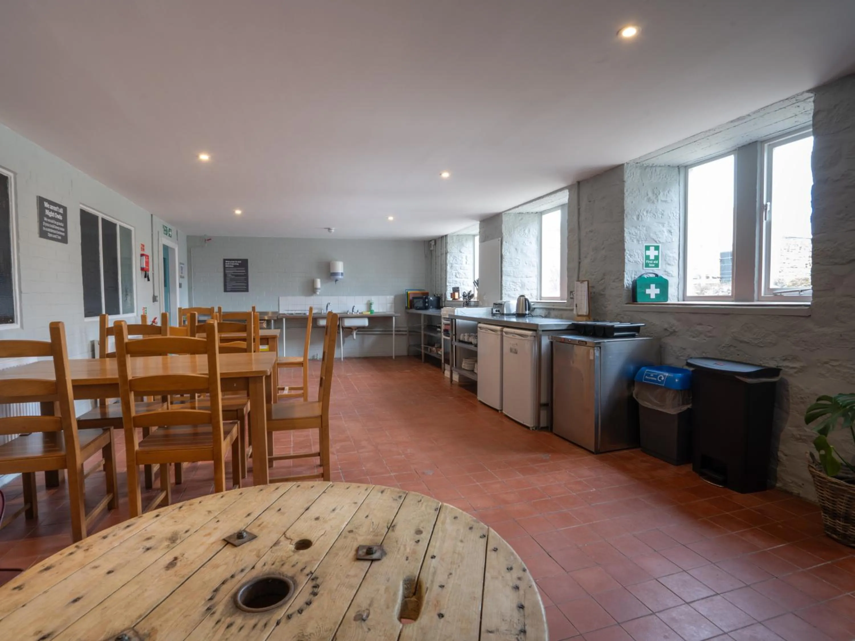 Communal kitchen in YHA Whitby