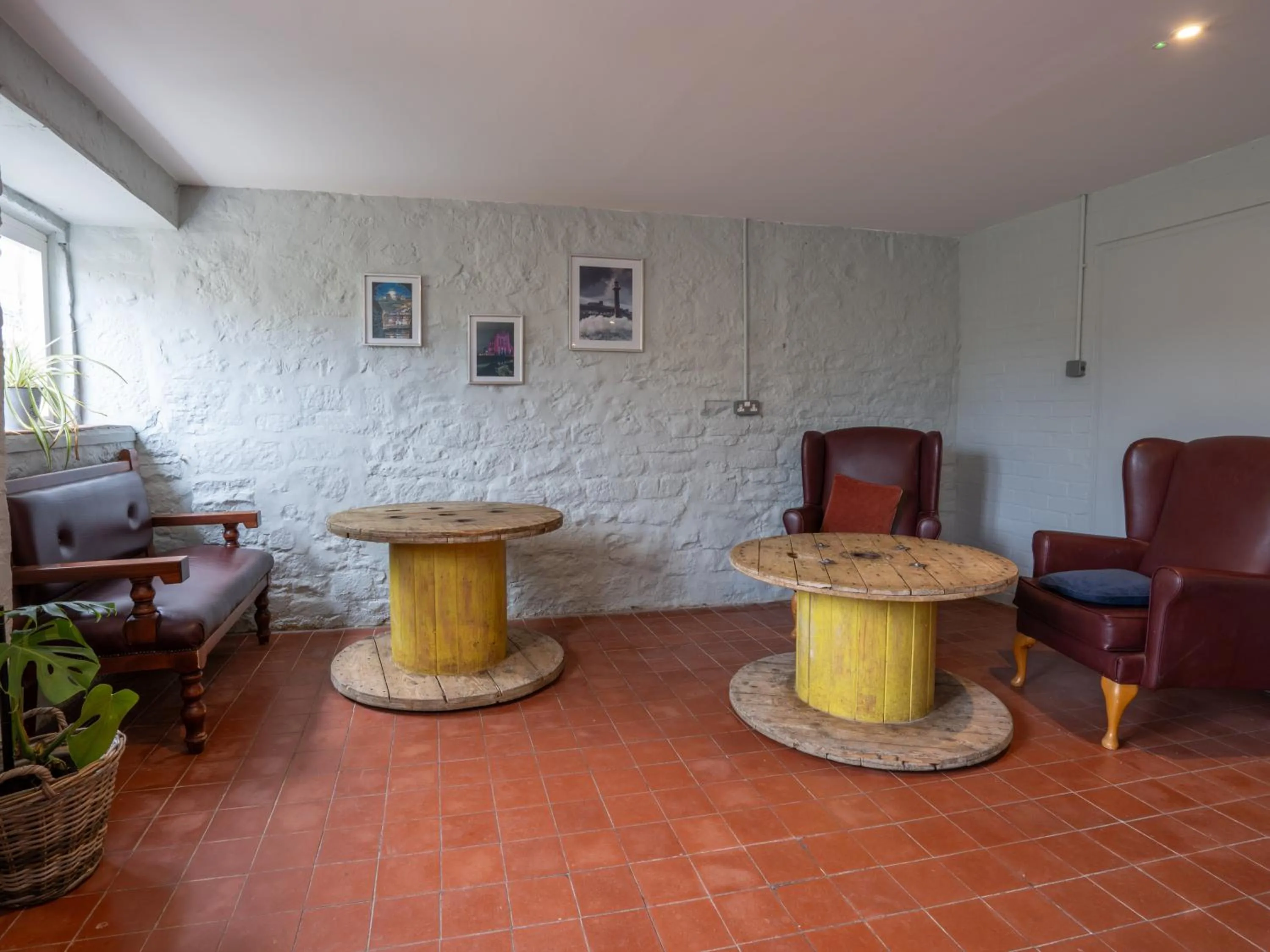 Seating area in YHA Whitby