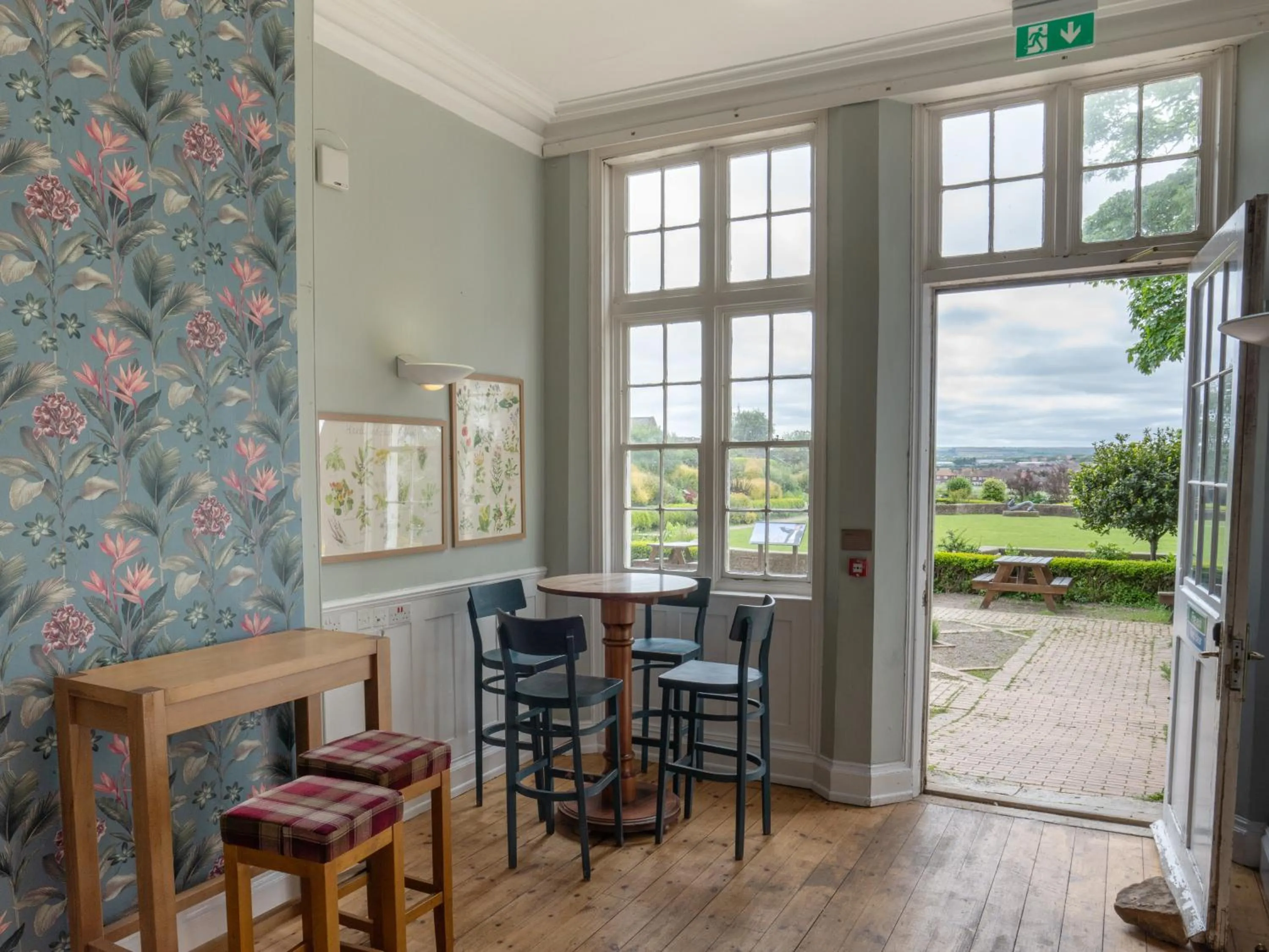 Seating area in YHA Whitby