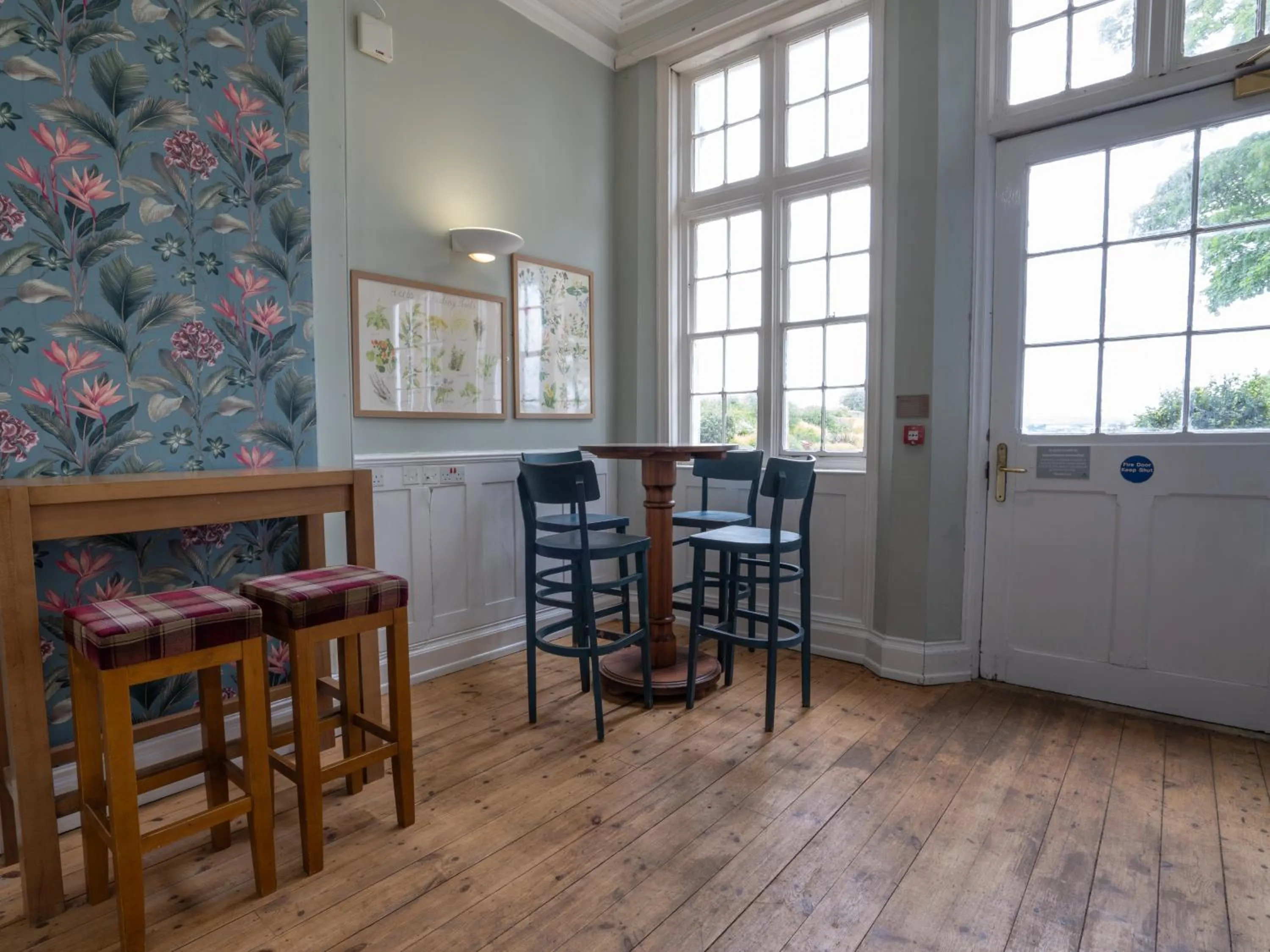 Seating area in YHA Whitby