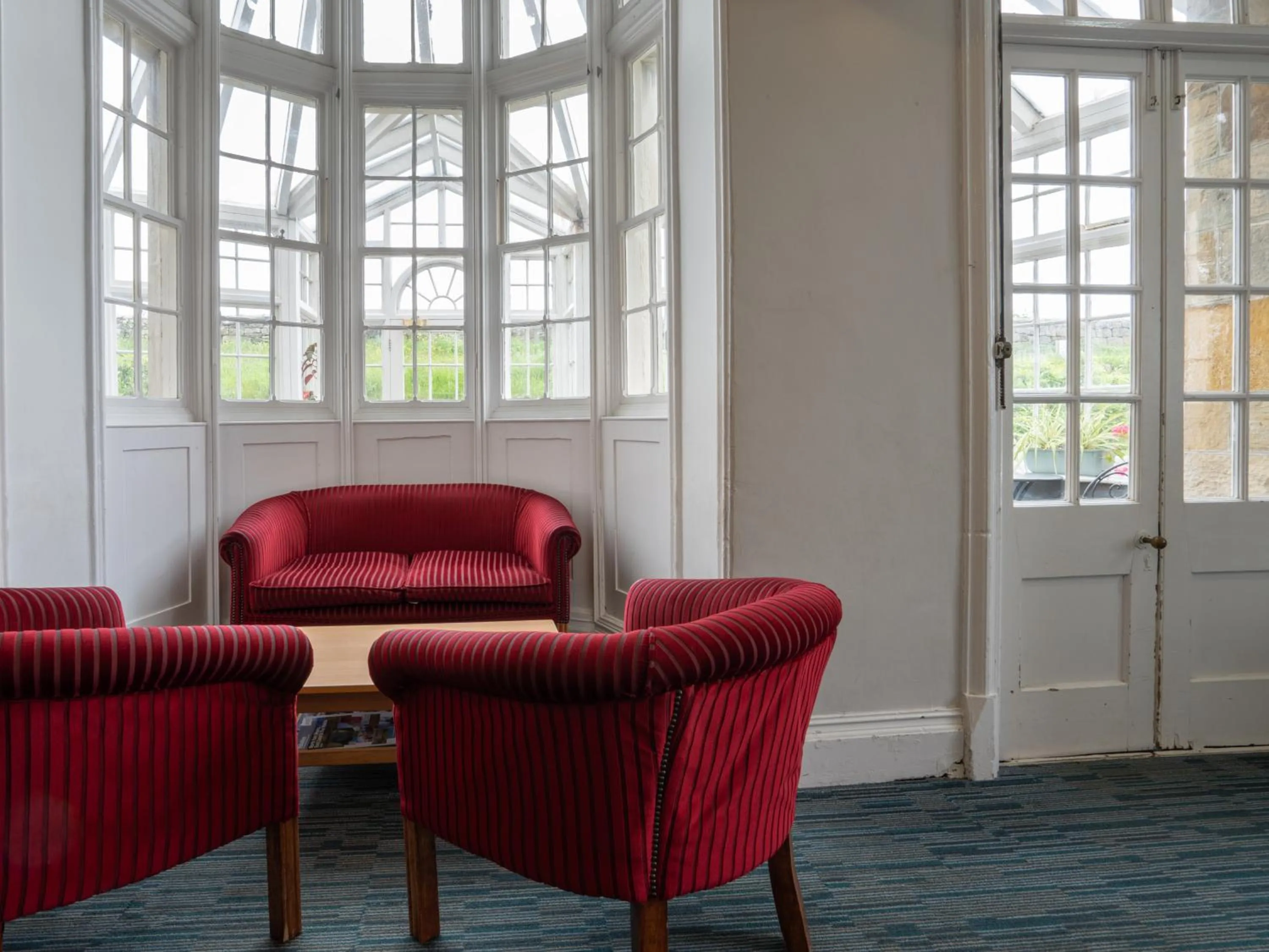 Seating area in YHA Whitby