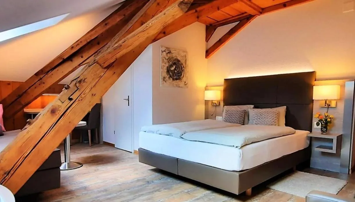 Bed in Hotel Emmental