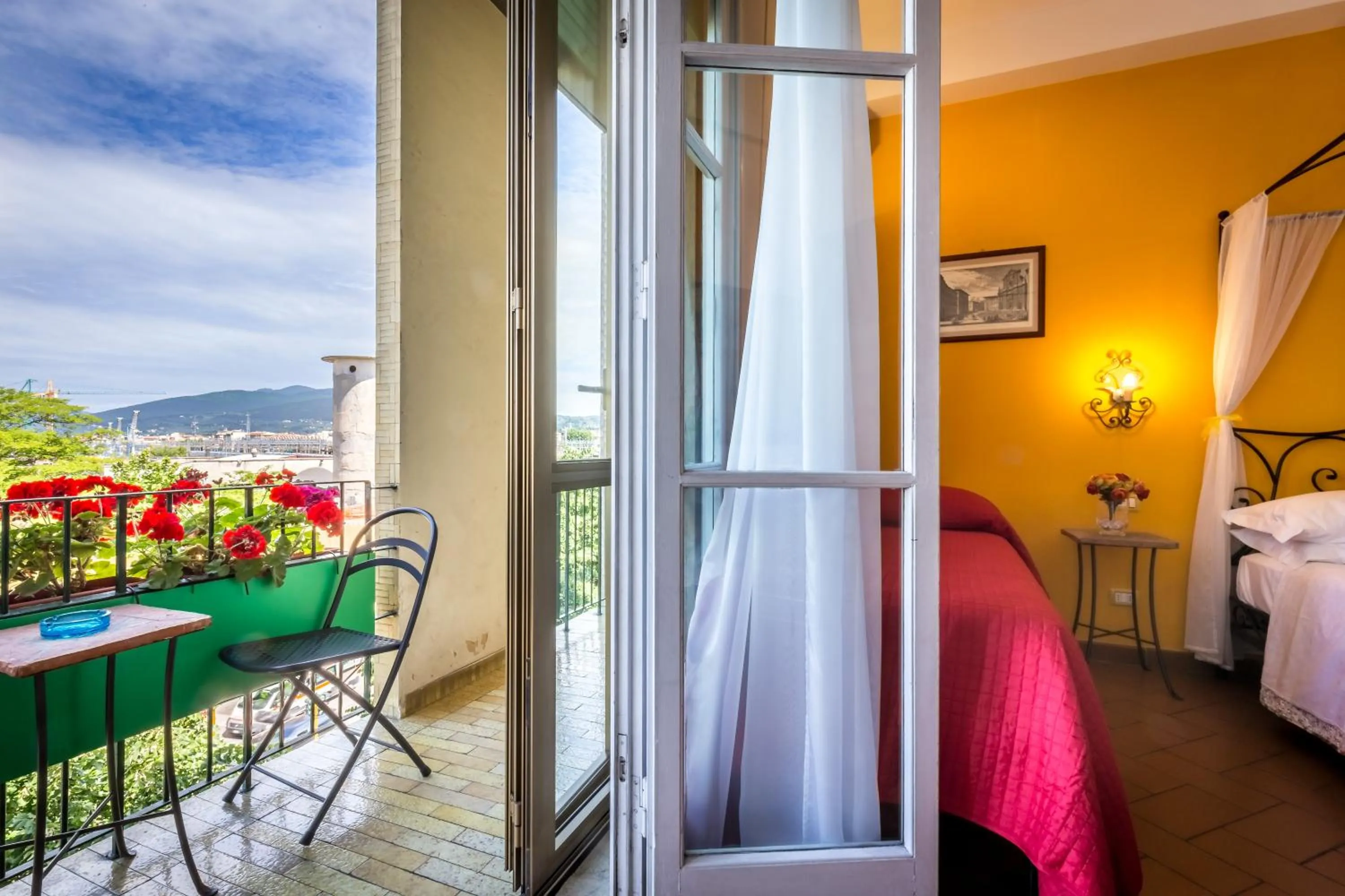 Balcony/Terrace, Bed in B&B Antiche Armonie