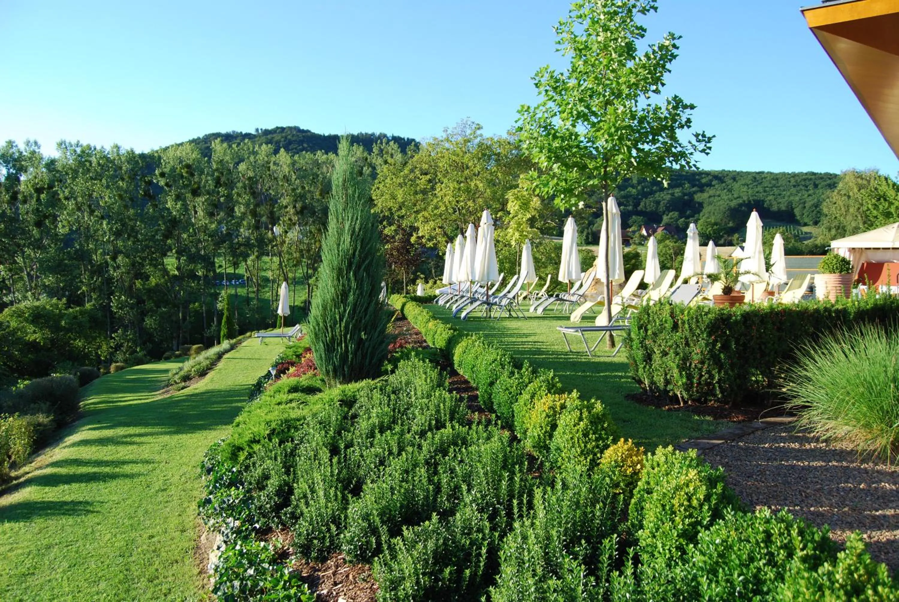 Garden in Hotel Stenitzer