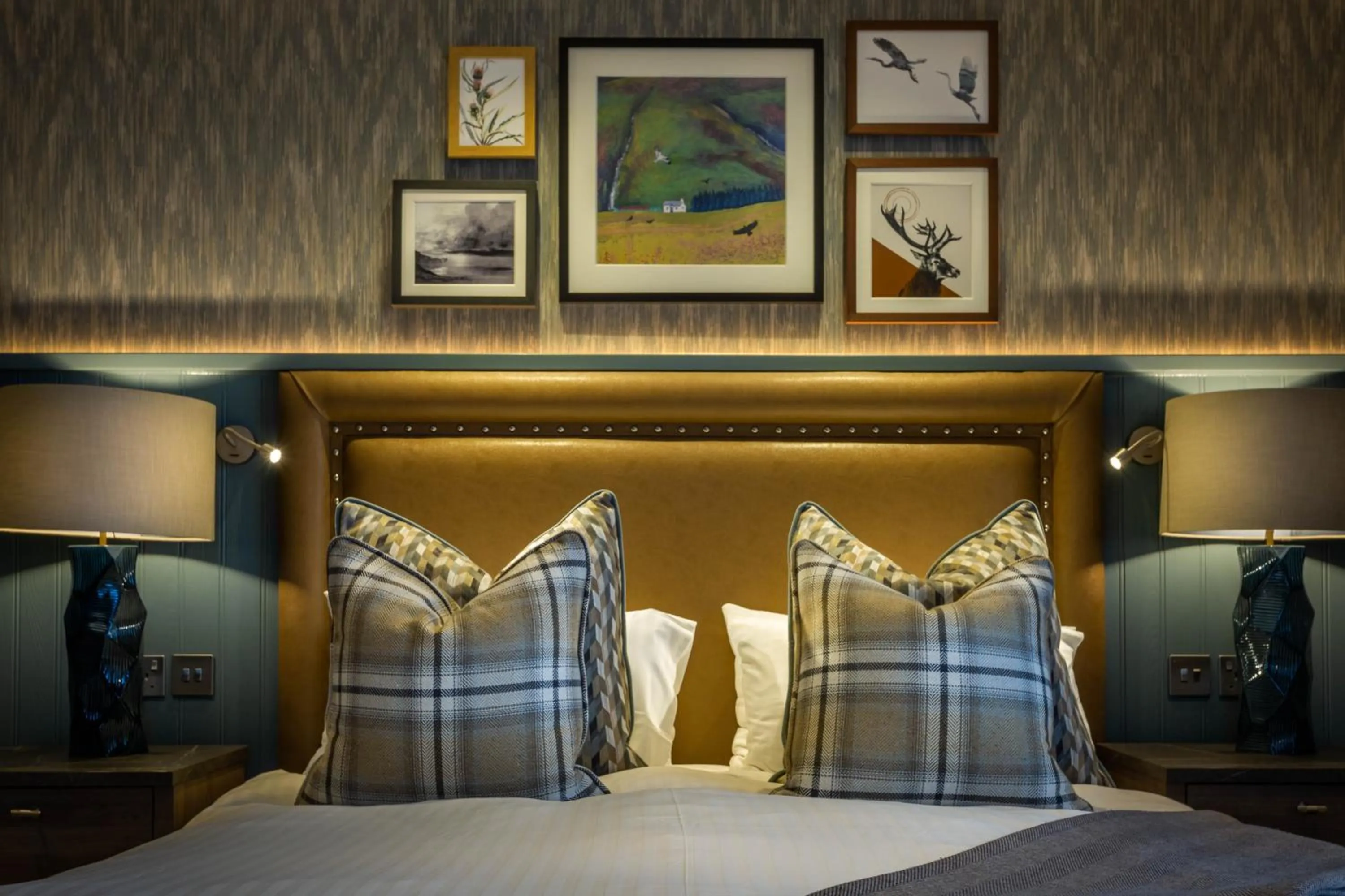 Bed in Auchrannie Resort