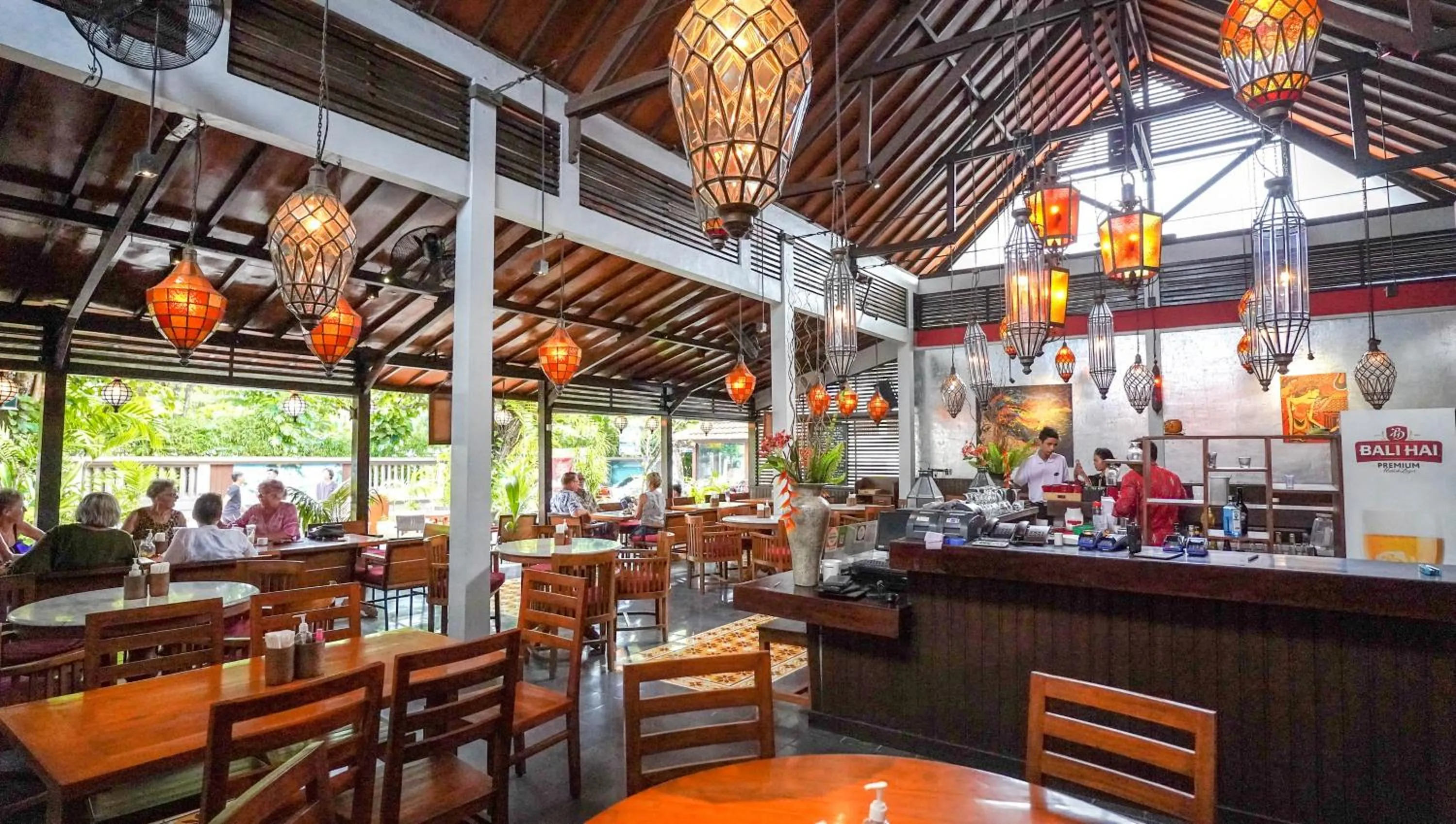 Restaurant/places to eat in Bali Garden Beach Resort