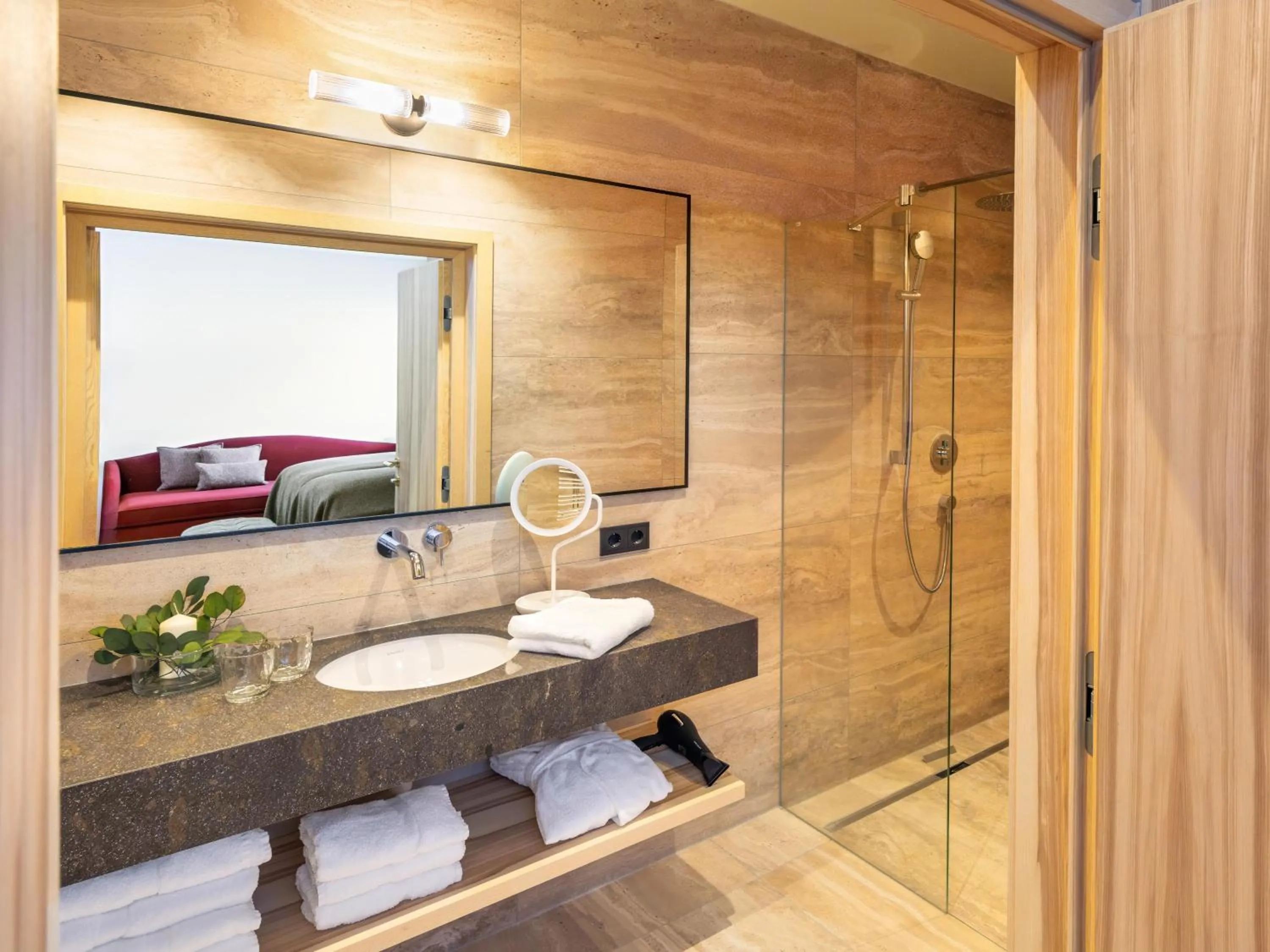 Bathroom in Hotel Schranz - Ski In & Ski Out