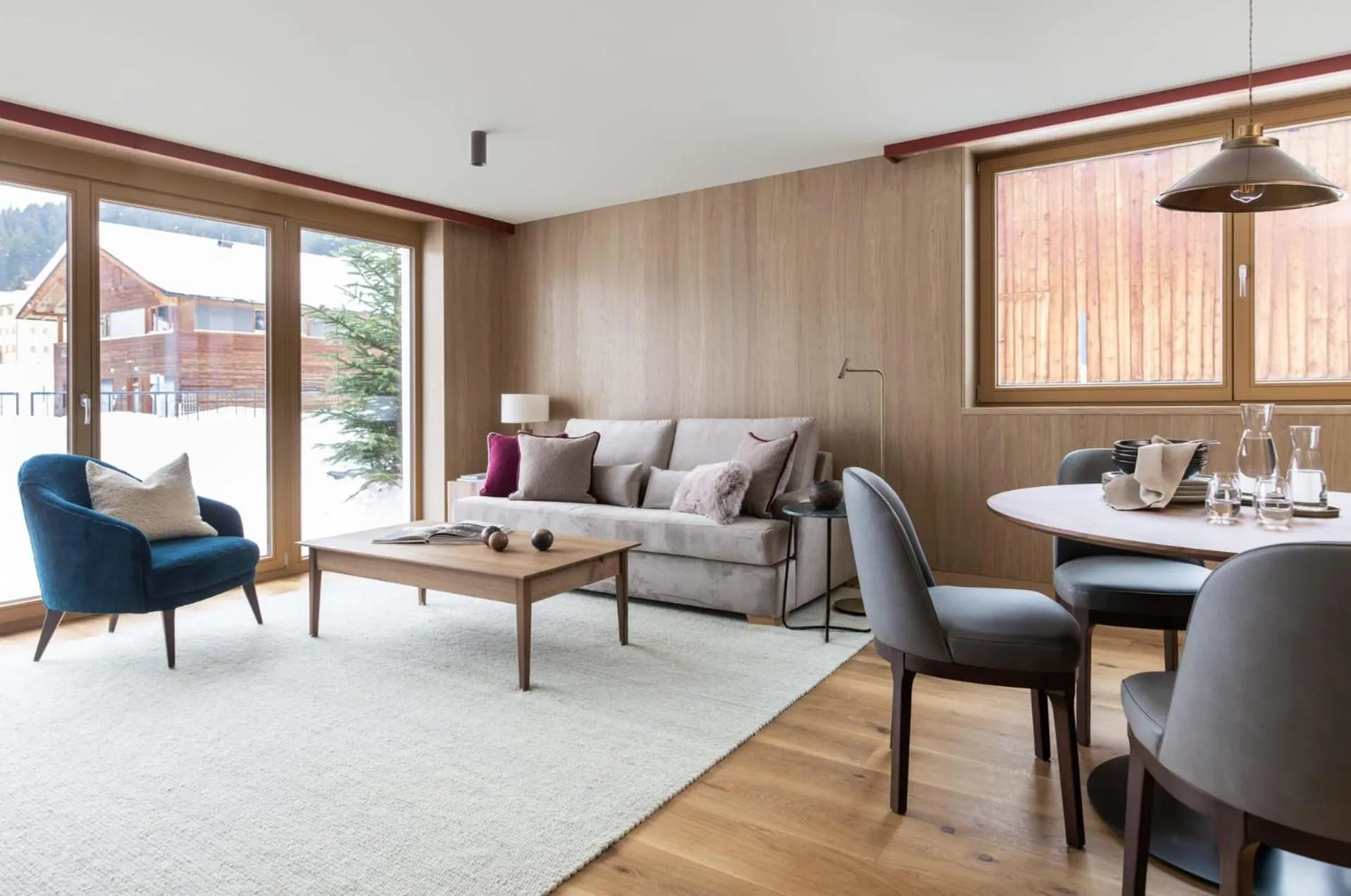 Living room in Hotel Schranz - Ski In & Ski Out