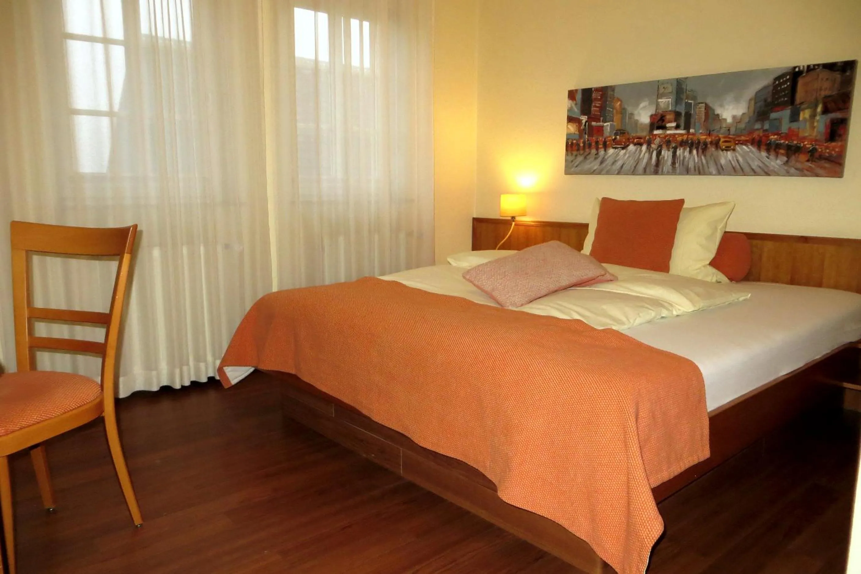 Bed in Burghotel Münzenberg