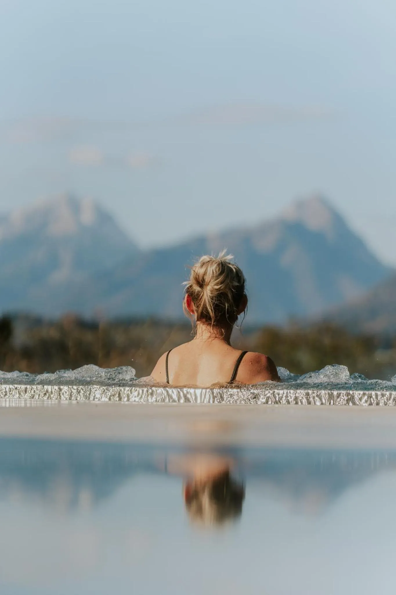 Swimming pool in Hotel Sperlhof