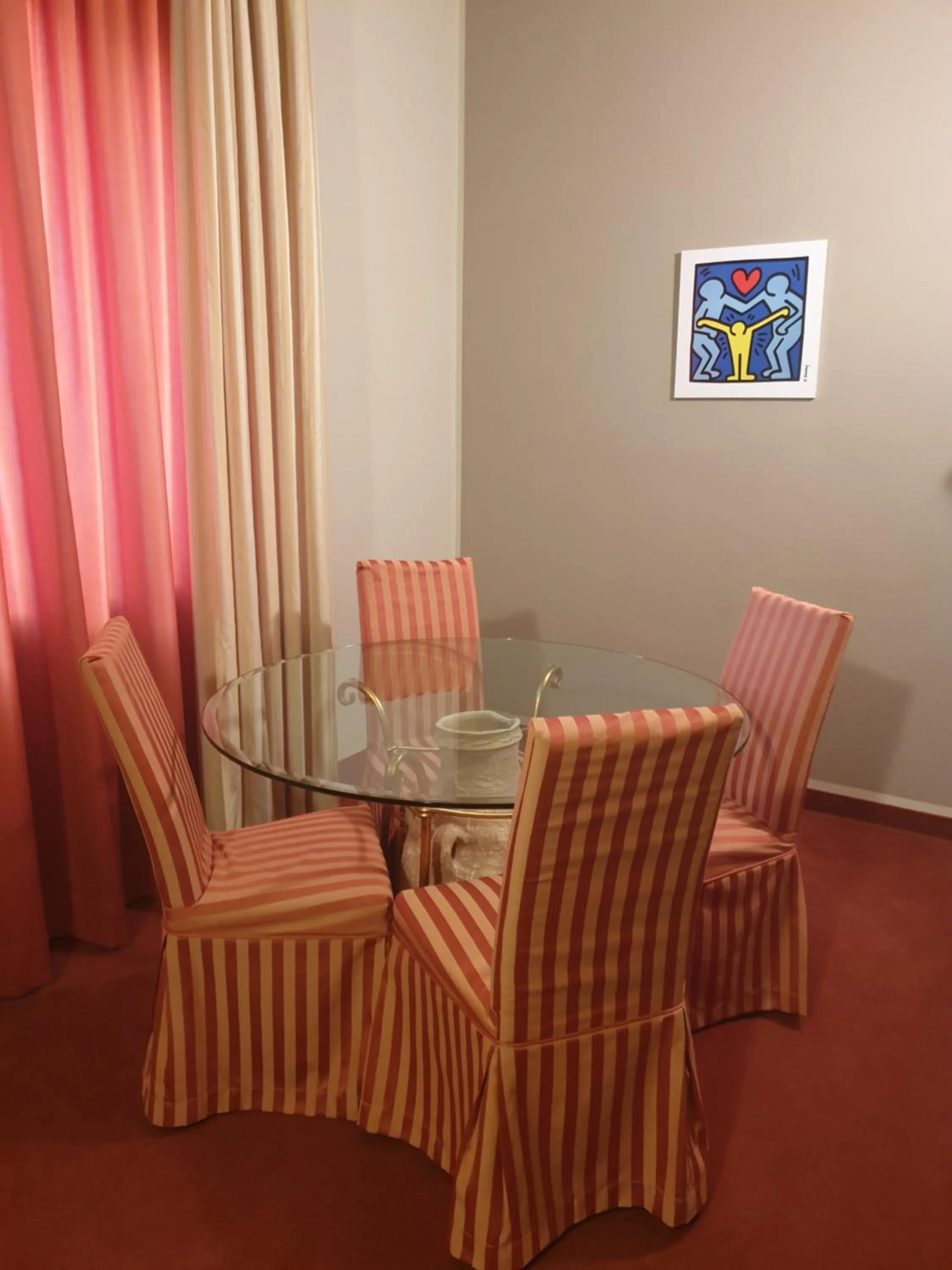 Seating area in Hotel Lux