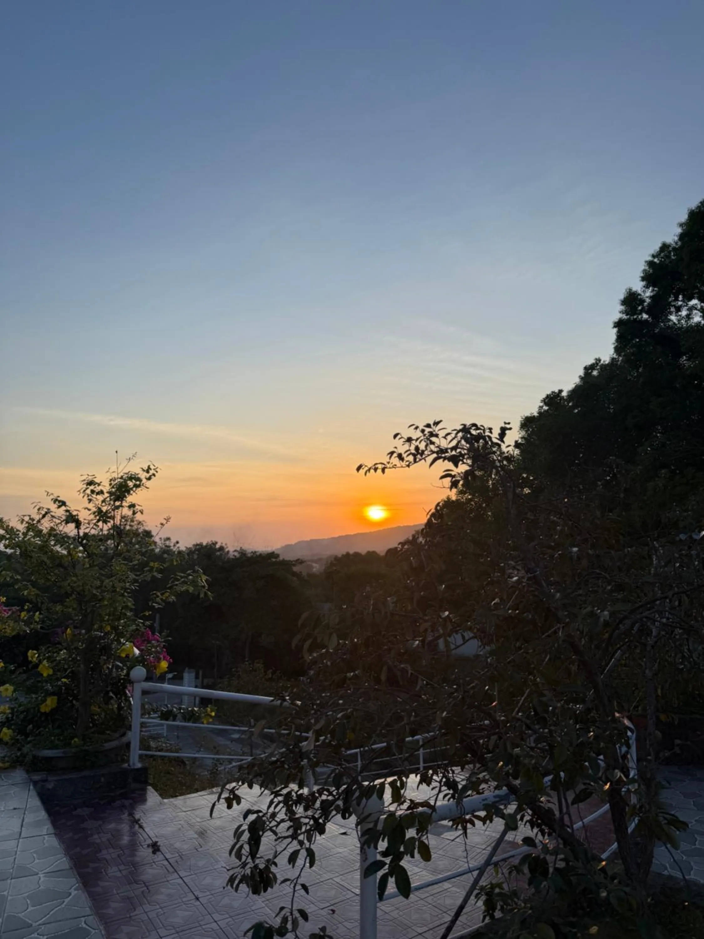 Sunset in Hanh Mai Hotel