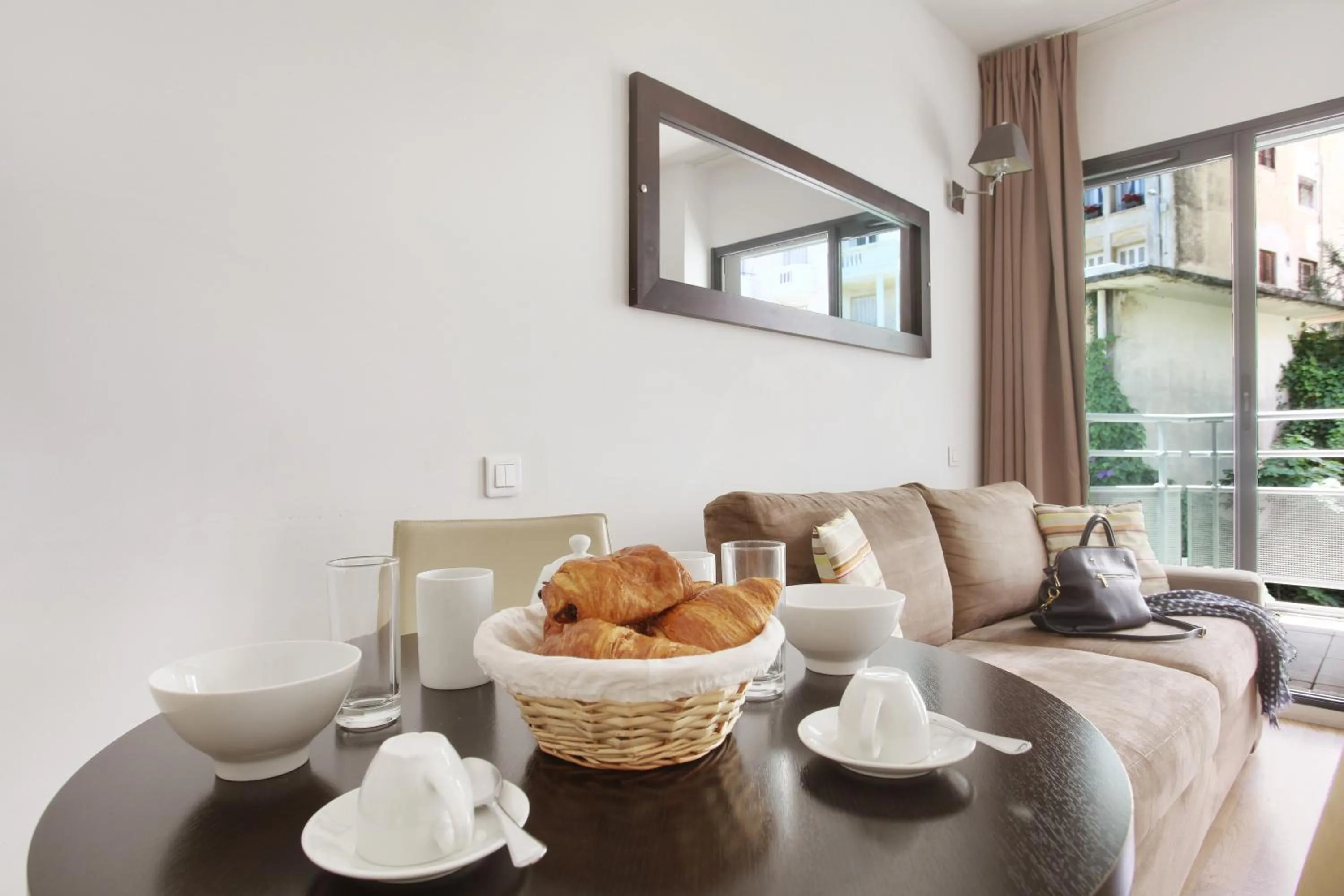 Seating area in Appart'hôtel Odalys City - Monaco Les Hauts de la Principauté