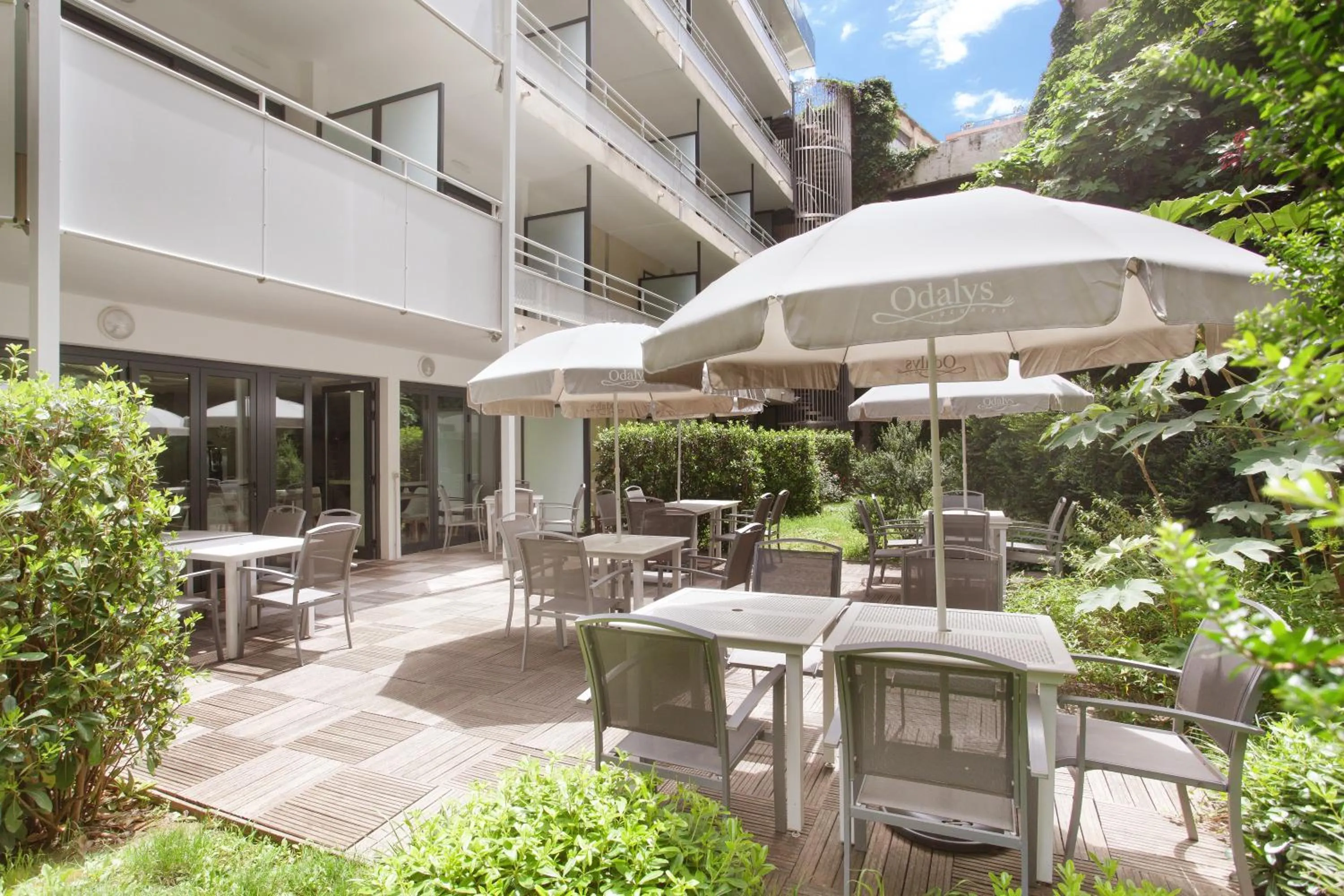 Balcony/Terrace in Appart'hôtel Odalys City - Monaco Les Hauts de la Principauté