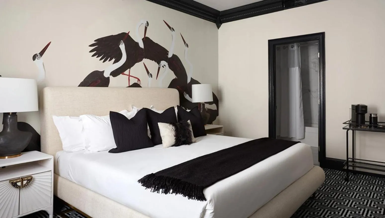 Bed in The Franklin on Rittenhouse, A Boutique Hotel