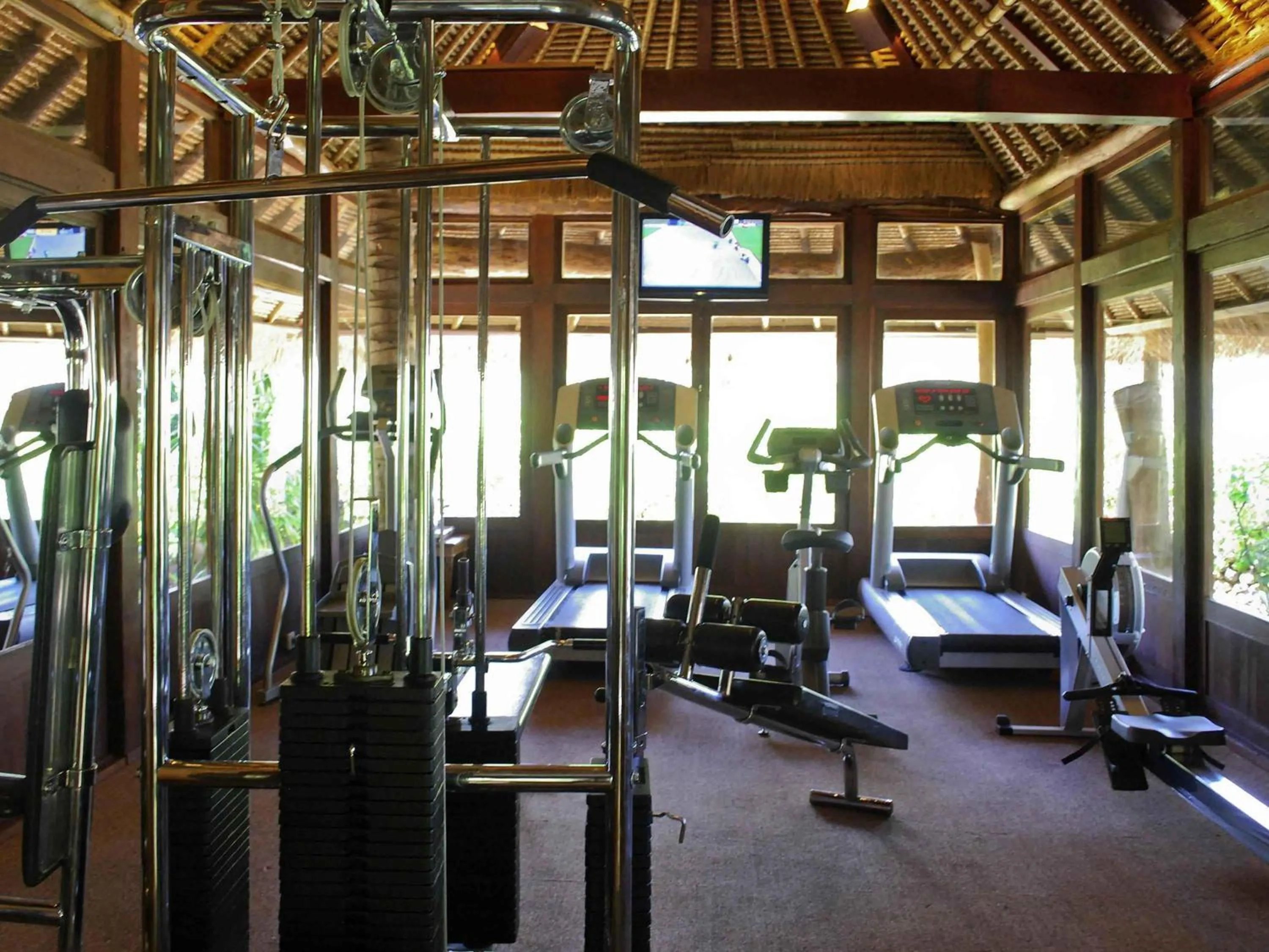 Fitness centre/facilities in Novotel Lombok Resort & Villas