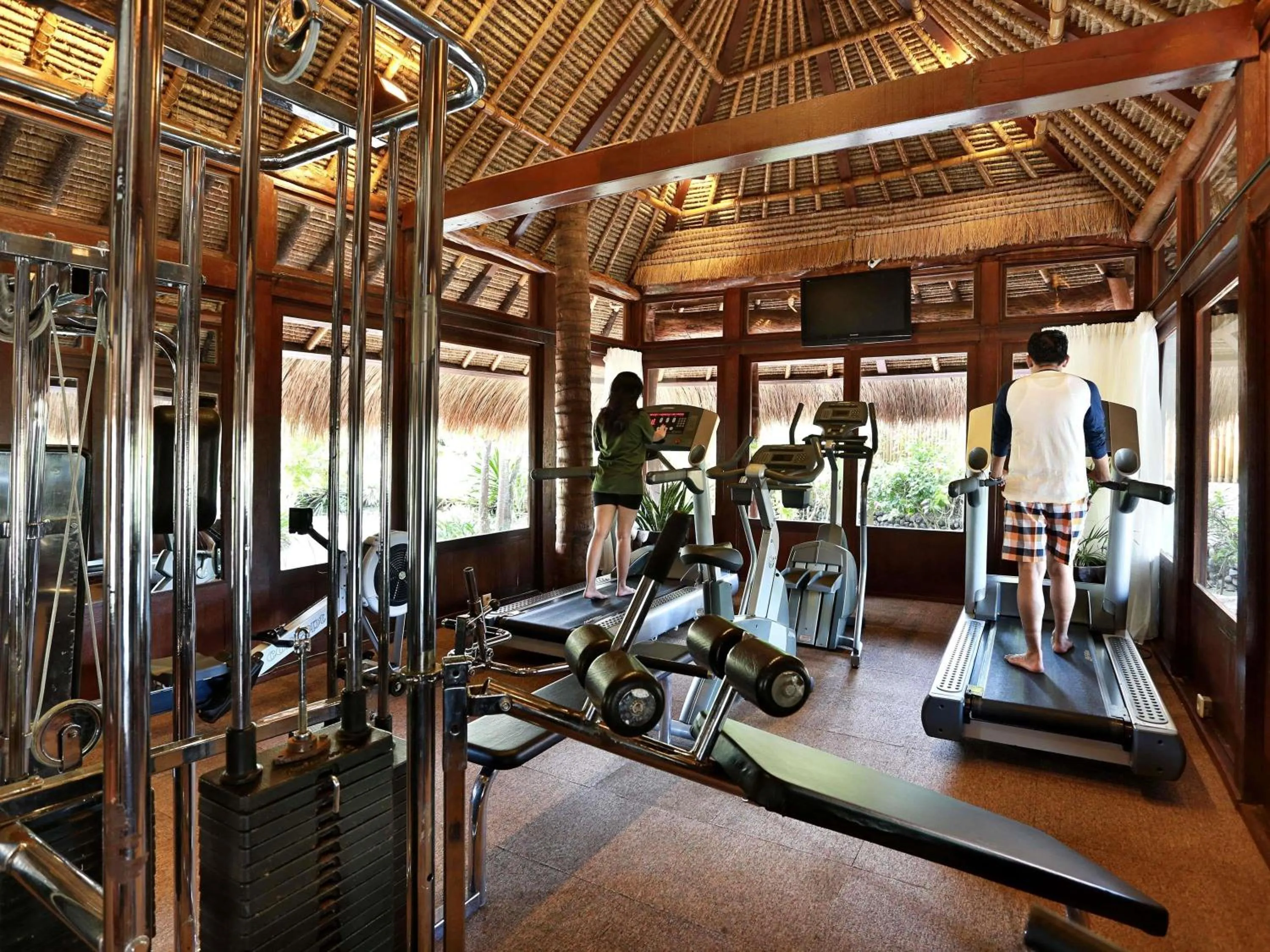 Fitness centre/facilities in Novotel Lombok Resort & Villas