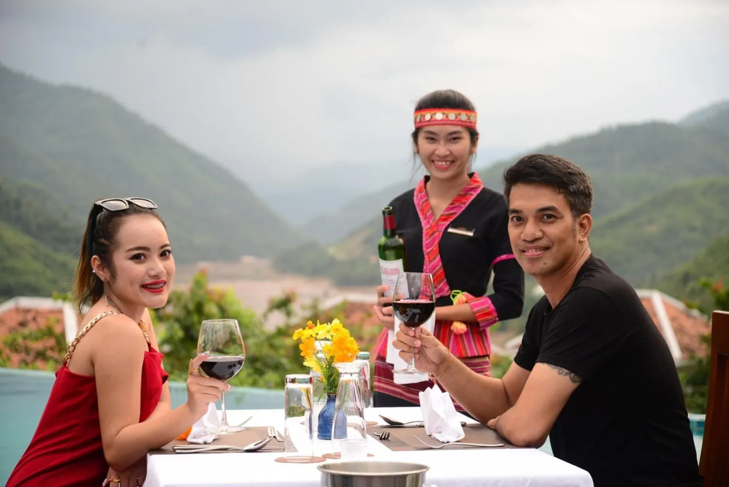 Mountain view in Le Grand Pakbeng