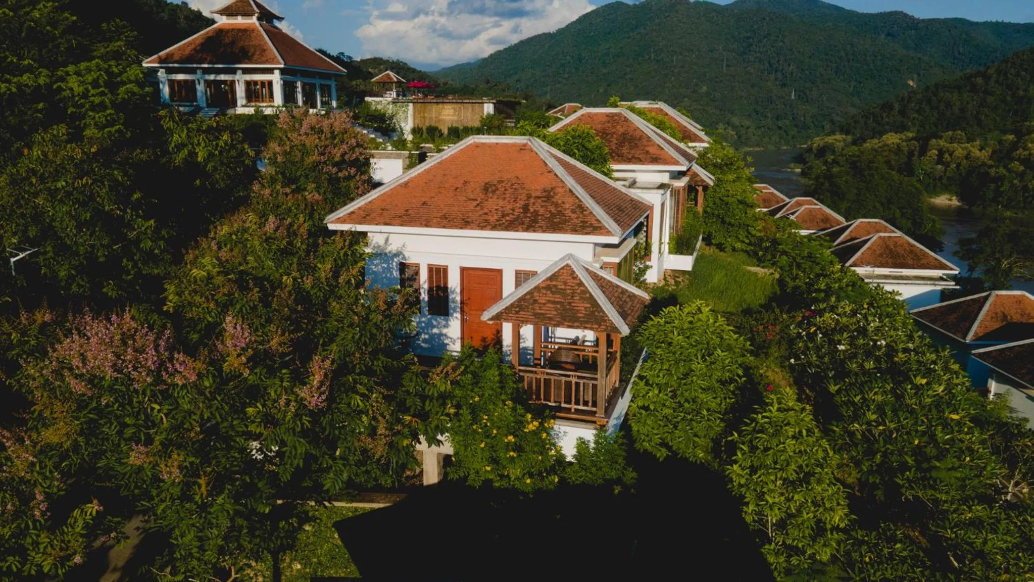 Bird's eye view in Le Grand Pakbeng