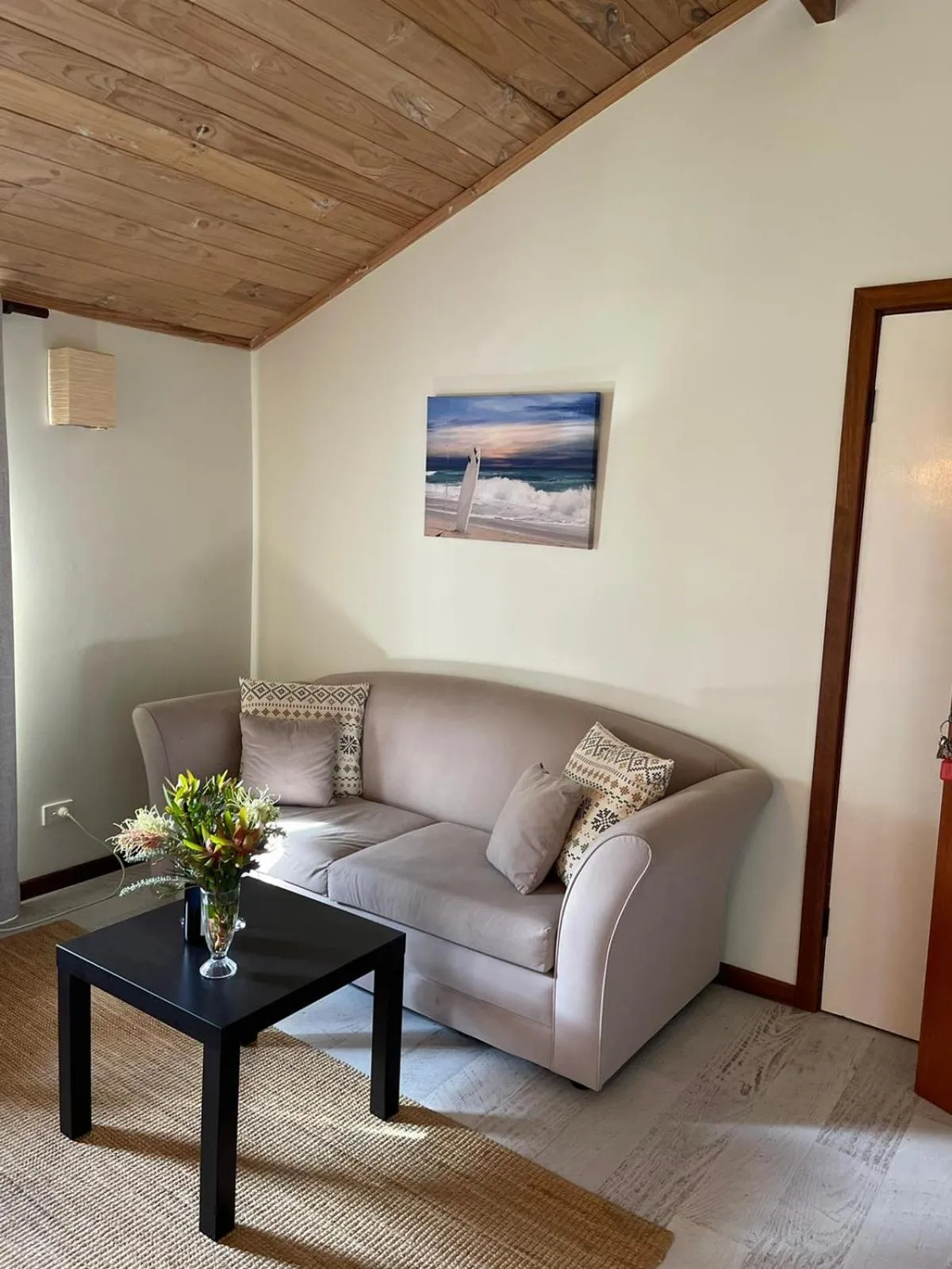 Seating area in Sienna Lodge