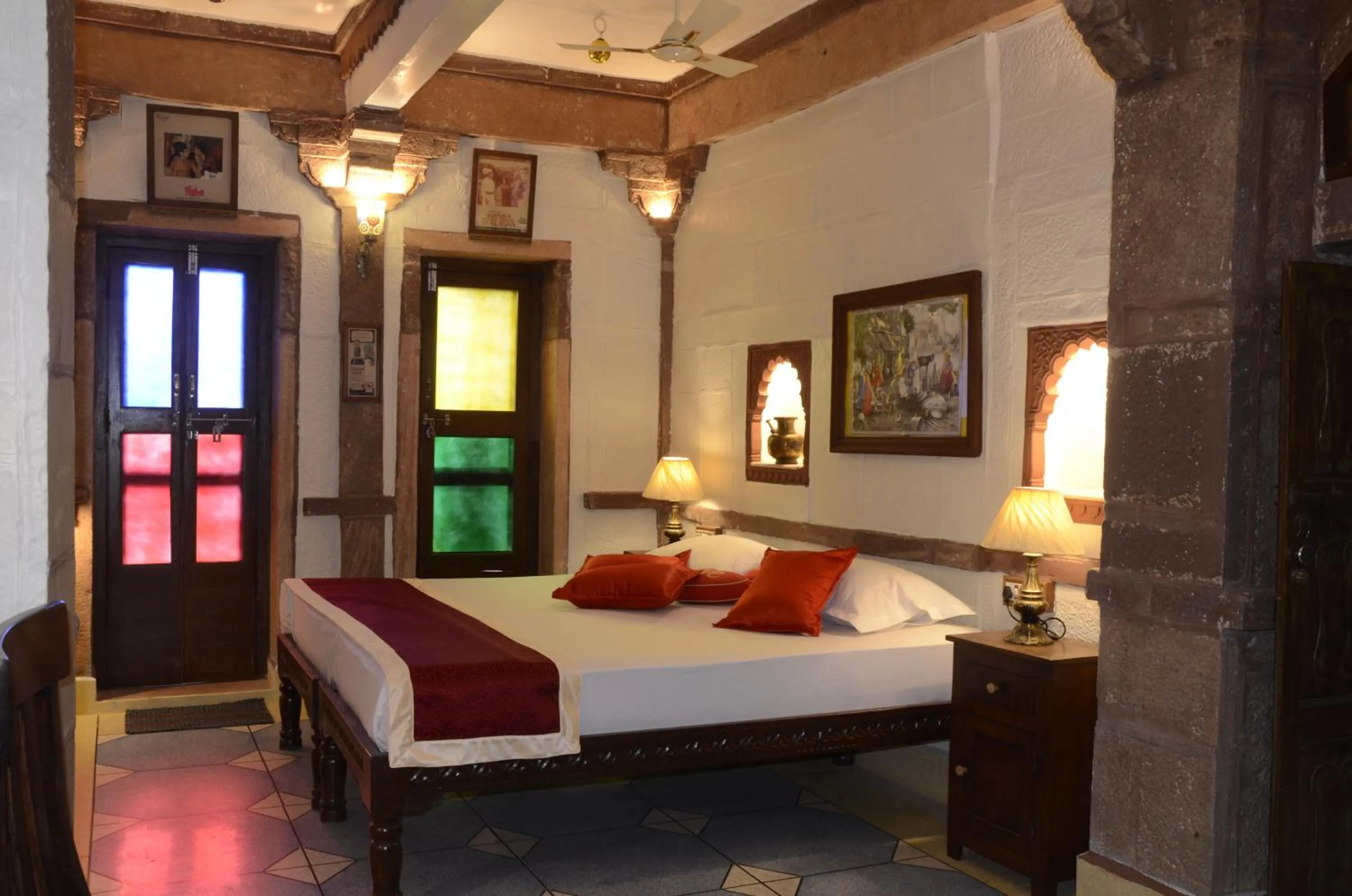 Bed in Raj Mandir Boutique Home Stay