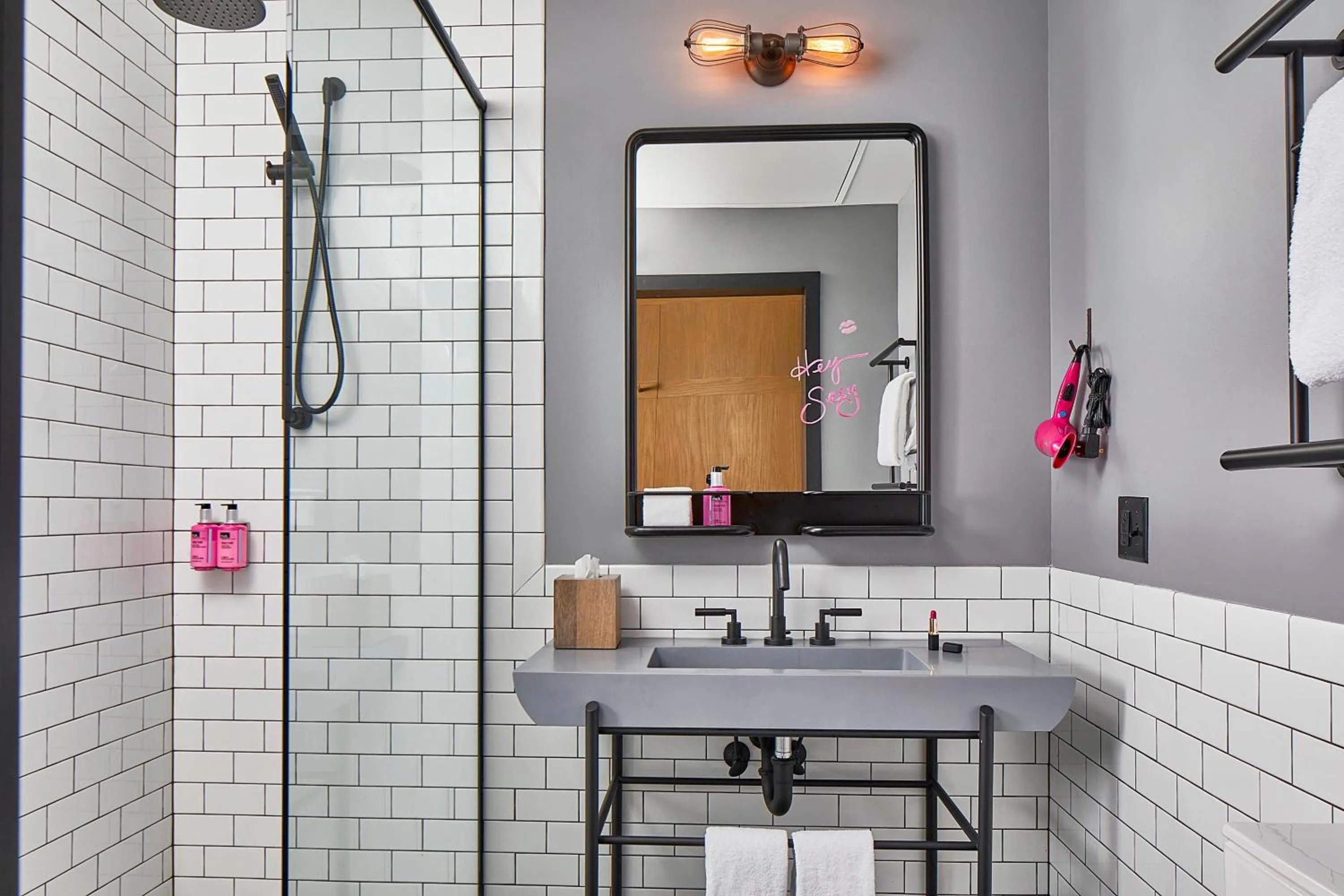Bathroom in MOXY Minneapolis Uptown